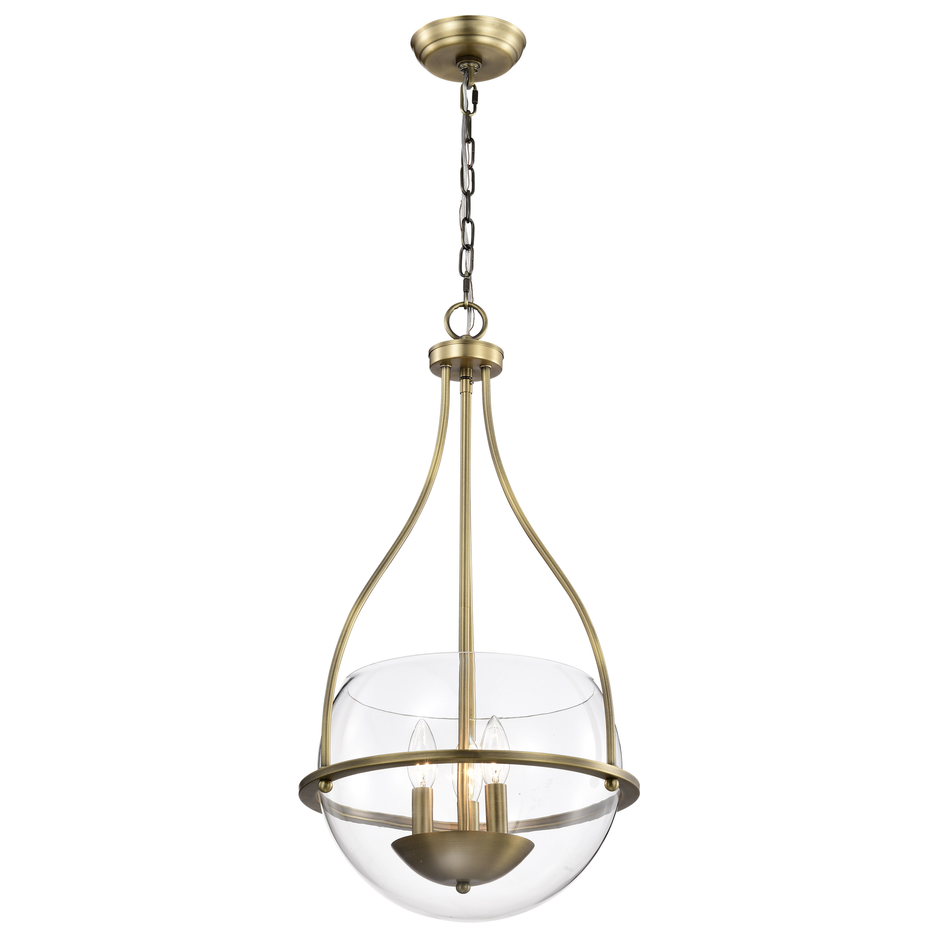 AMADO 3 LIGHT 14" PENDANT - 60-7818