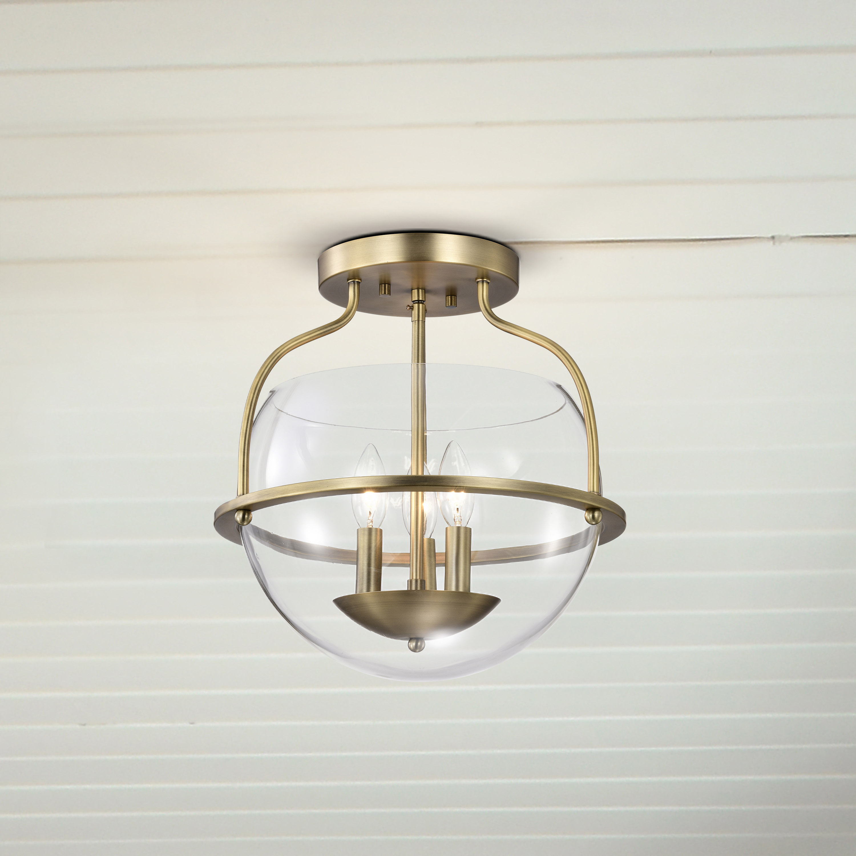 AMADO 3 LIGHT SEMI FLUSH MOUNT - 60-7821