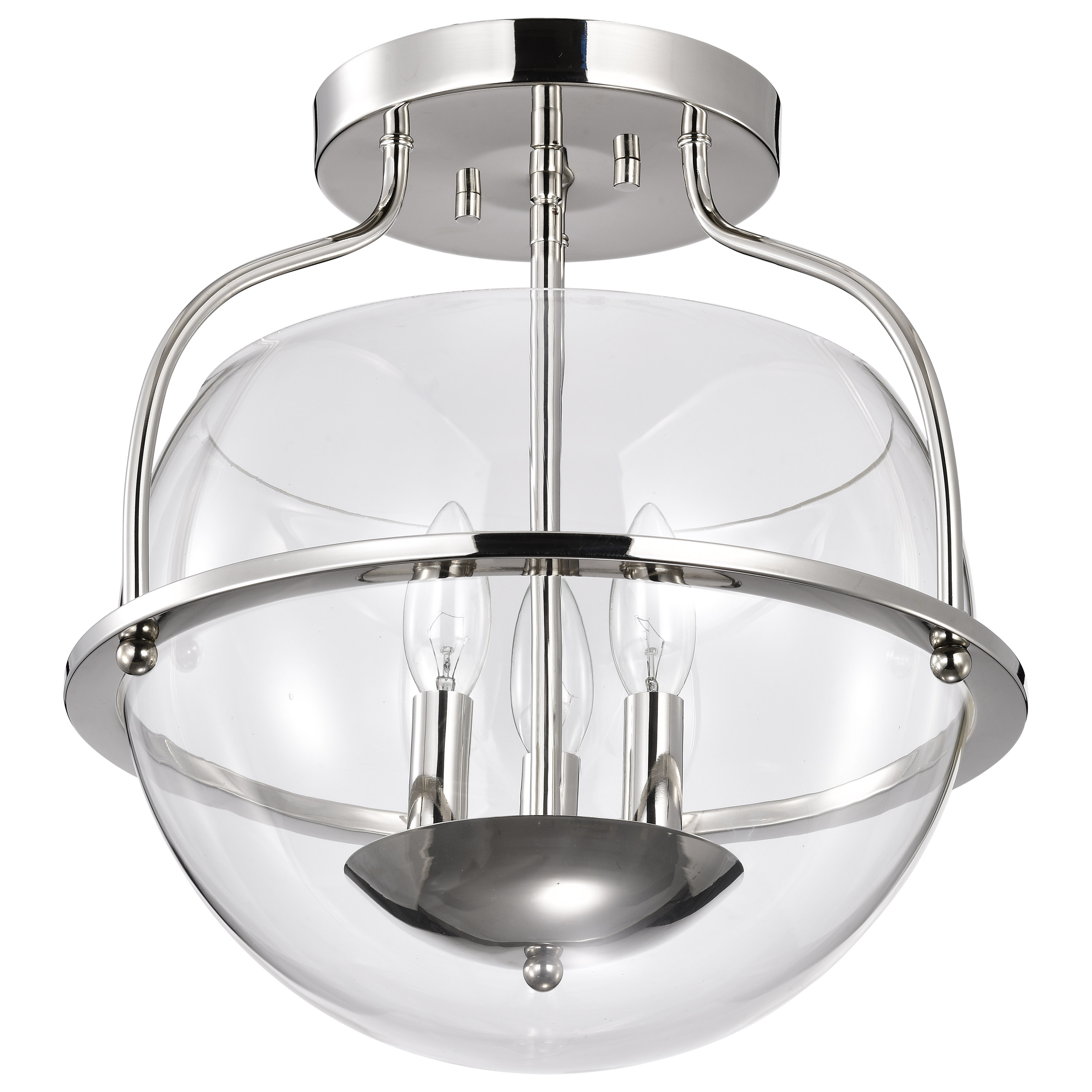 AMADO 3 LIGHT SEMI FLUSH MOUNT - 60-7822