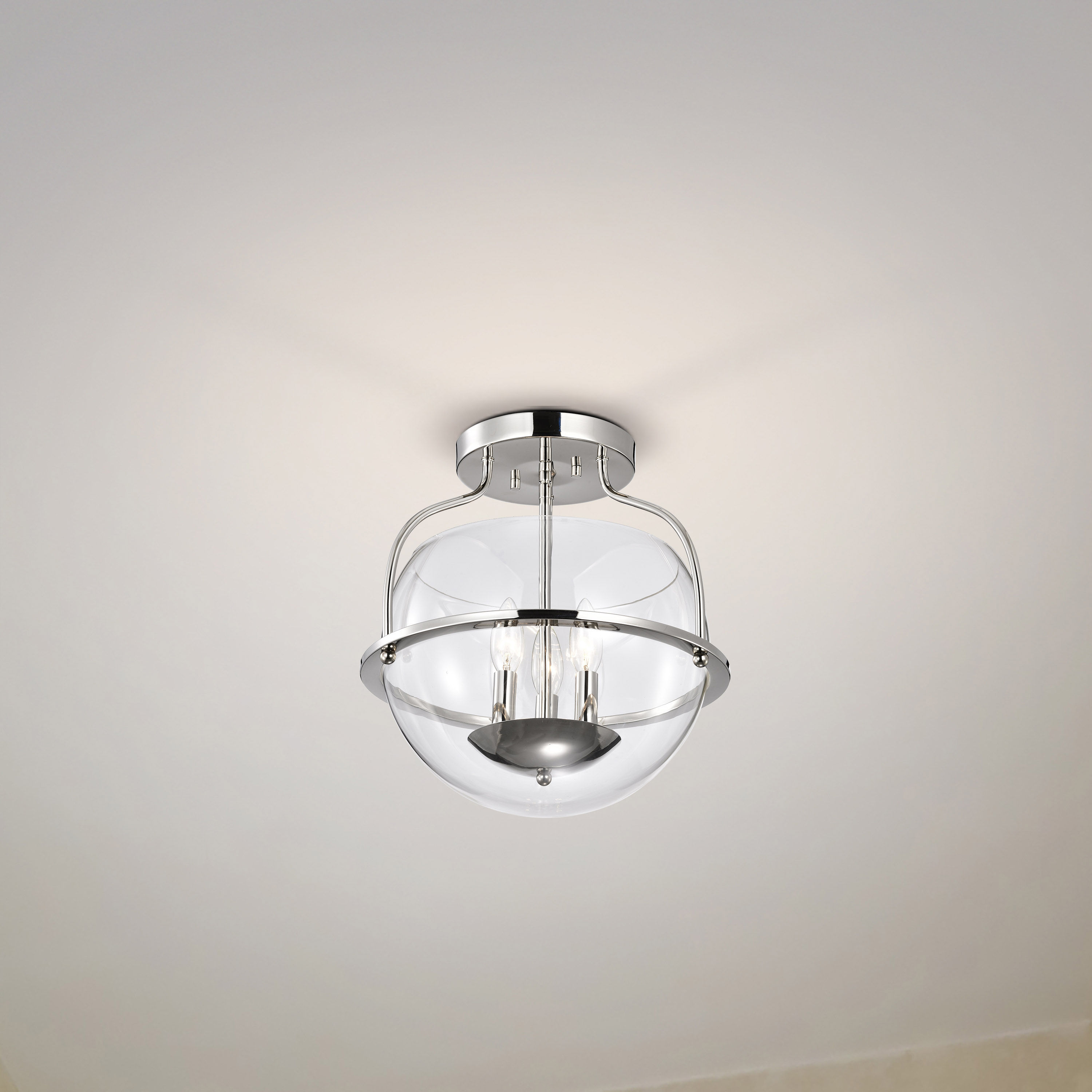 AMADO 3 LIGHT SEMI FLUSH MOUNT - 60-7822