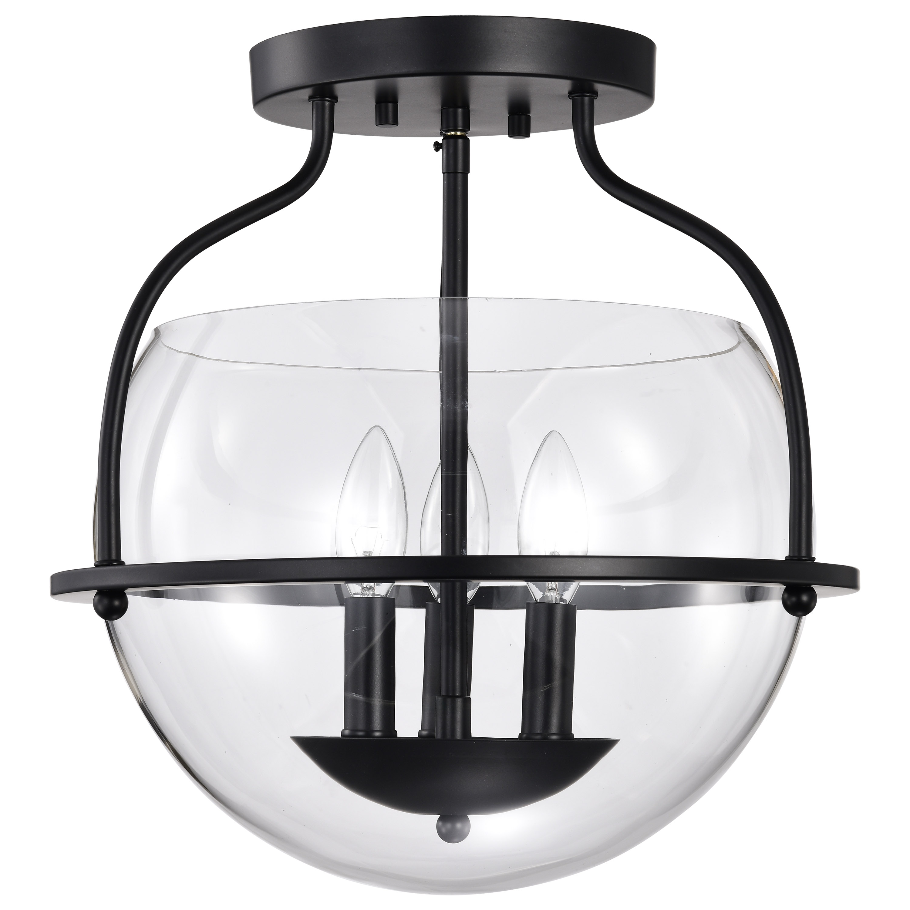 AMADO 3 LIGHT SEMI FLUSH MOUNT - 60-7823
