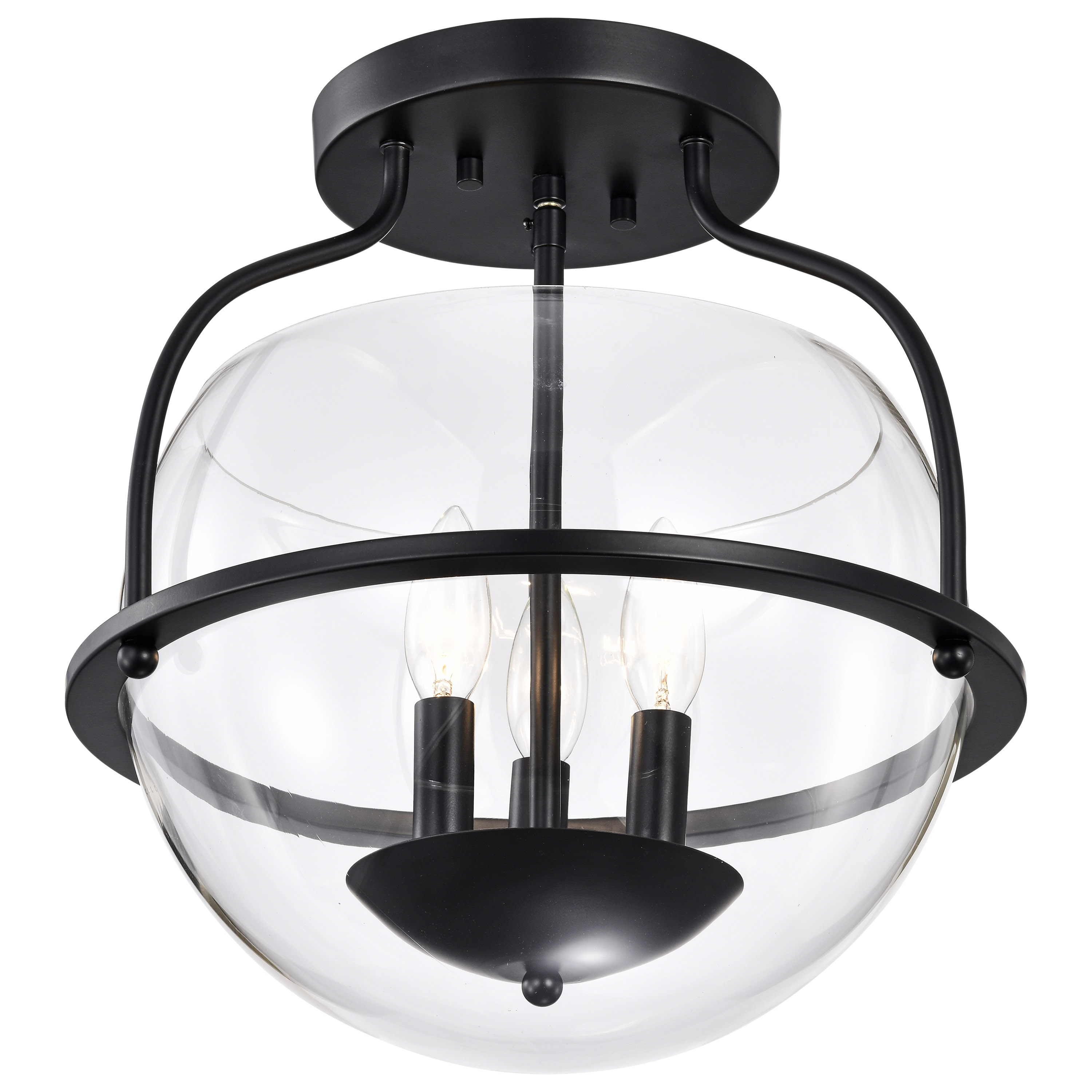 AMADO 3 LIGHT SEMI FLUSH MOUNT - 60-7823