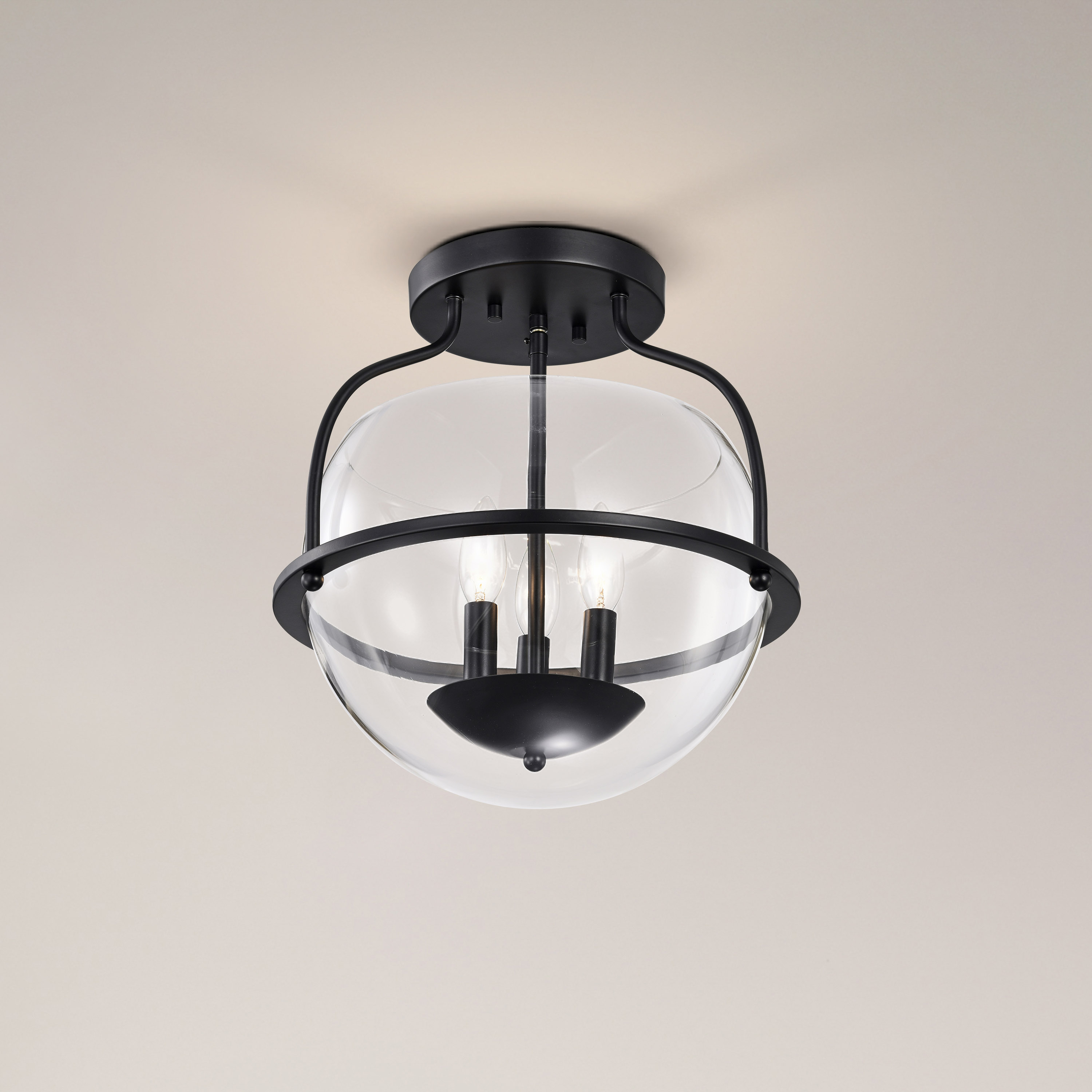 AMADO 3 LIGHT SEMI FLUSH MOUNT - 60-7823