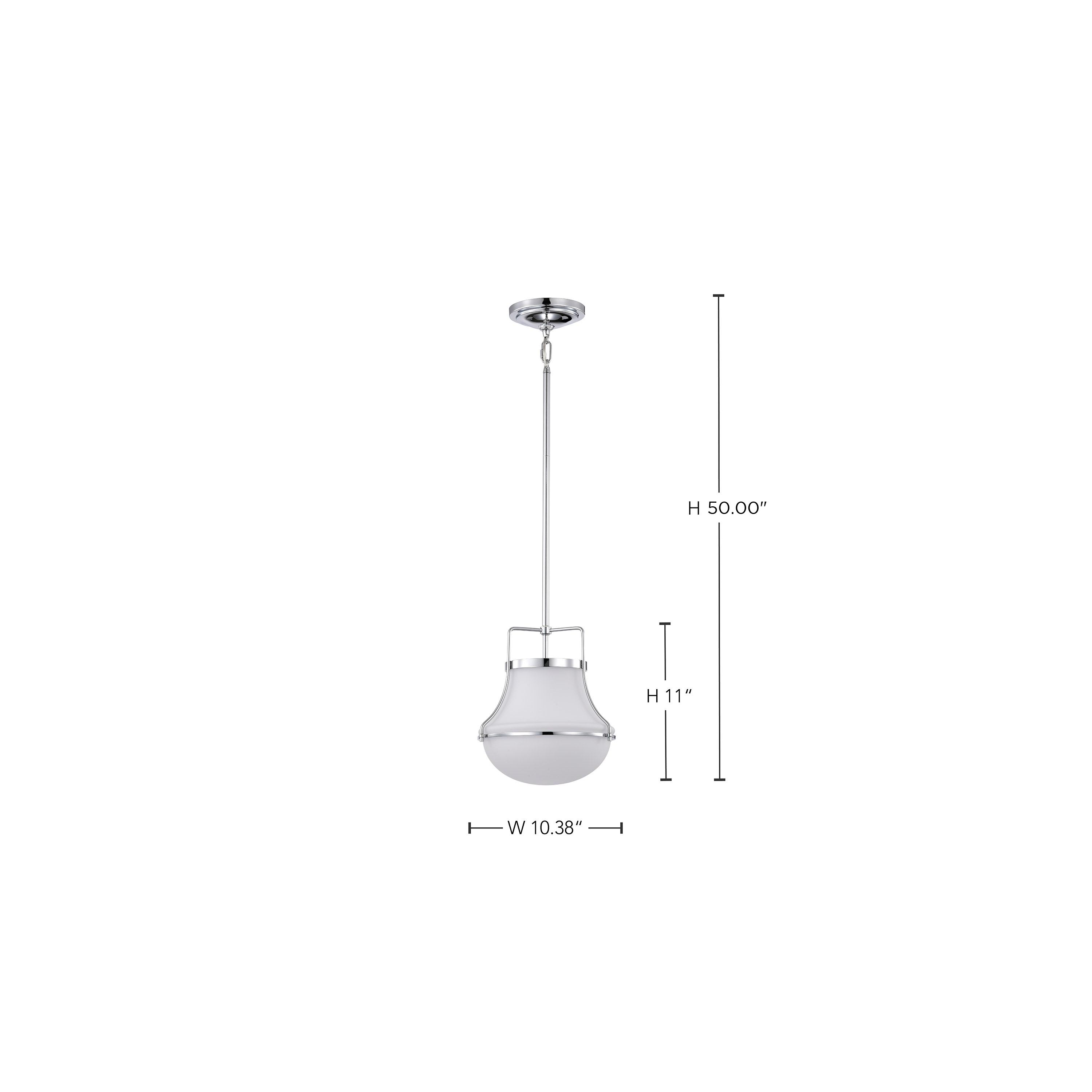 VALDORA 1 LIGHT 10" PENDANT - 60-7872