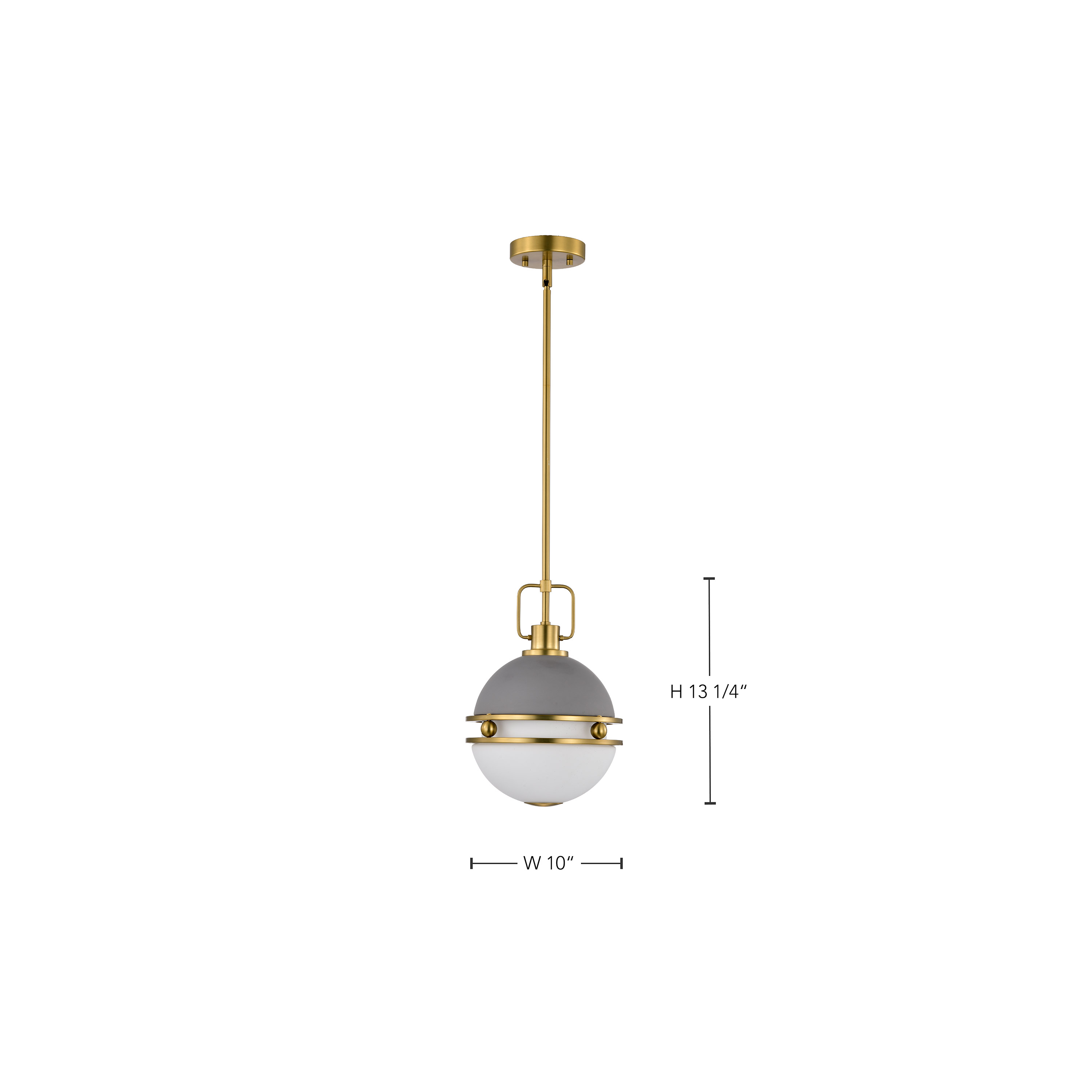 EVERTON 1 LIGHT 10" PENDANT - 60-7875