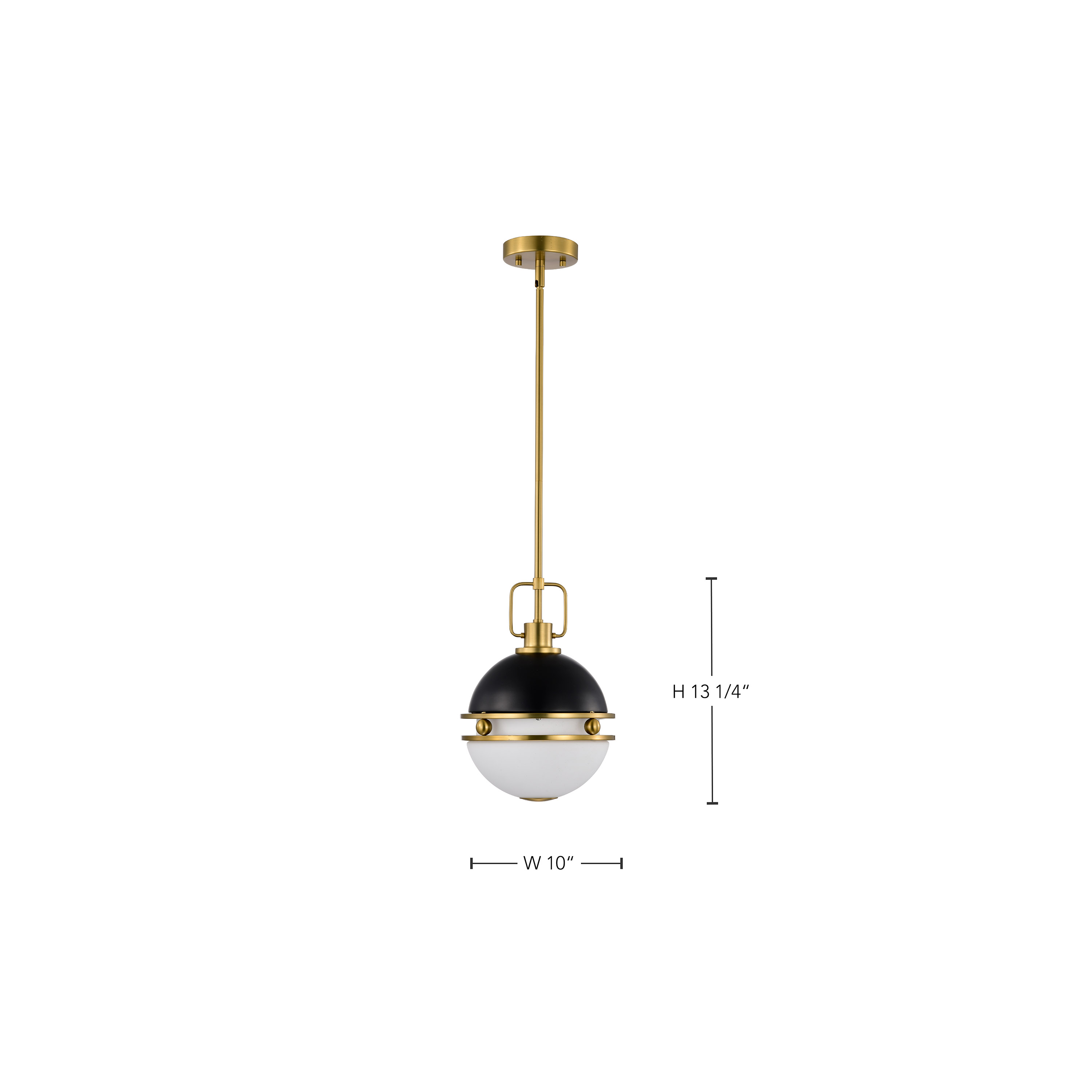 EVERTON 1 LIGHT 10" PENDANT - 60-7876