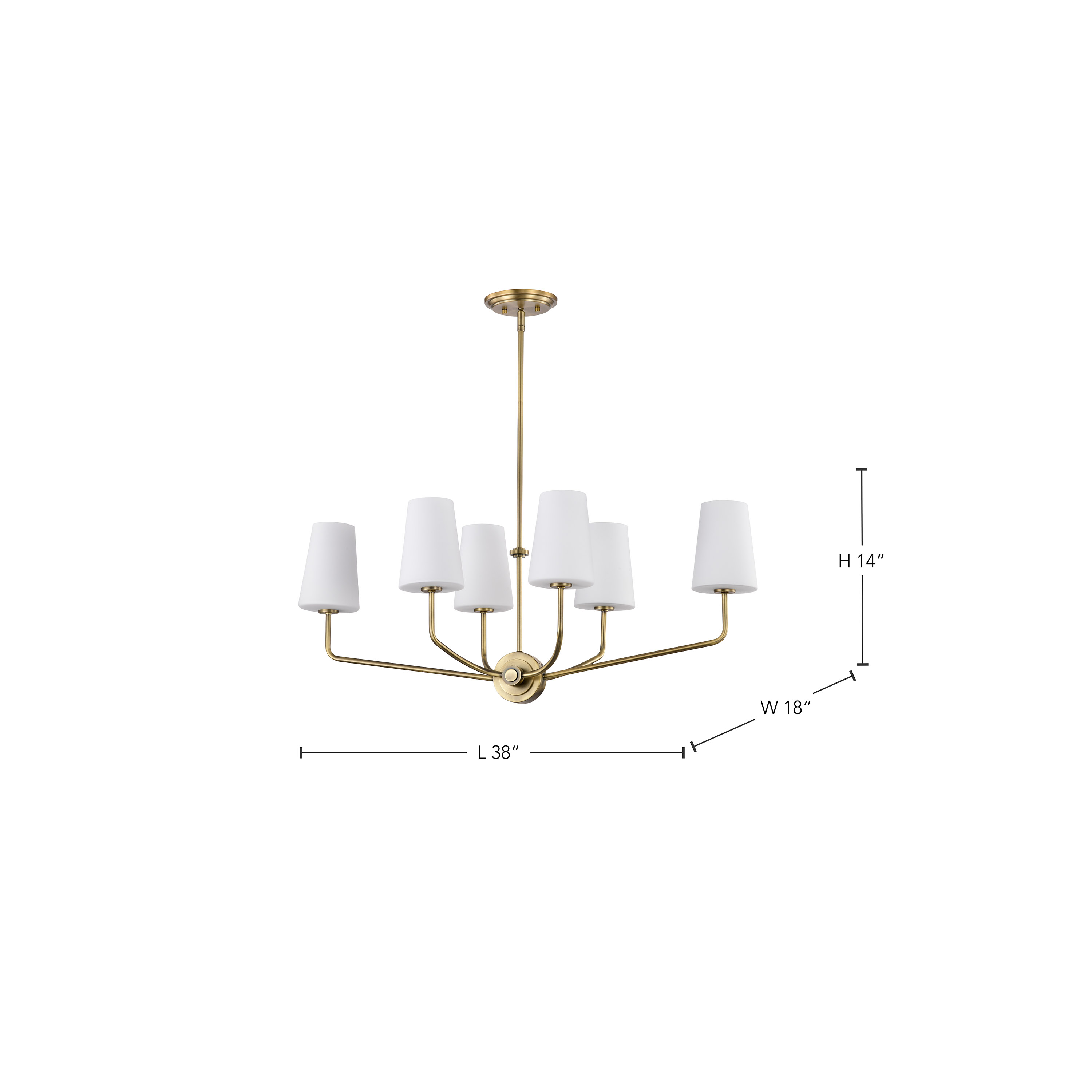 CORDELLO 6 LT ISLAND PENDANT - 60-7886