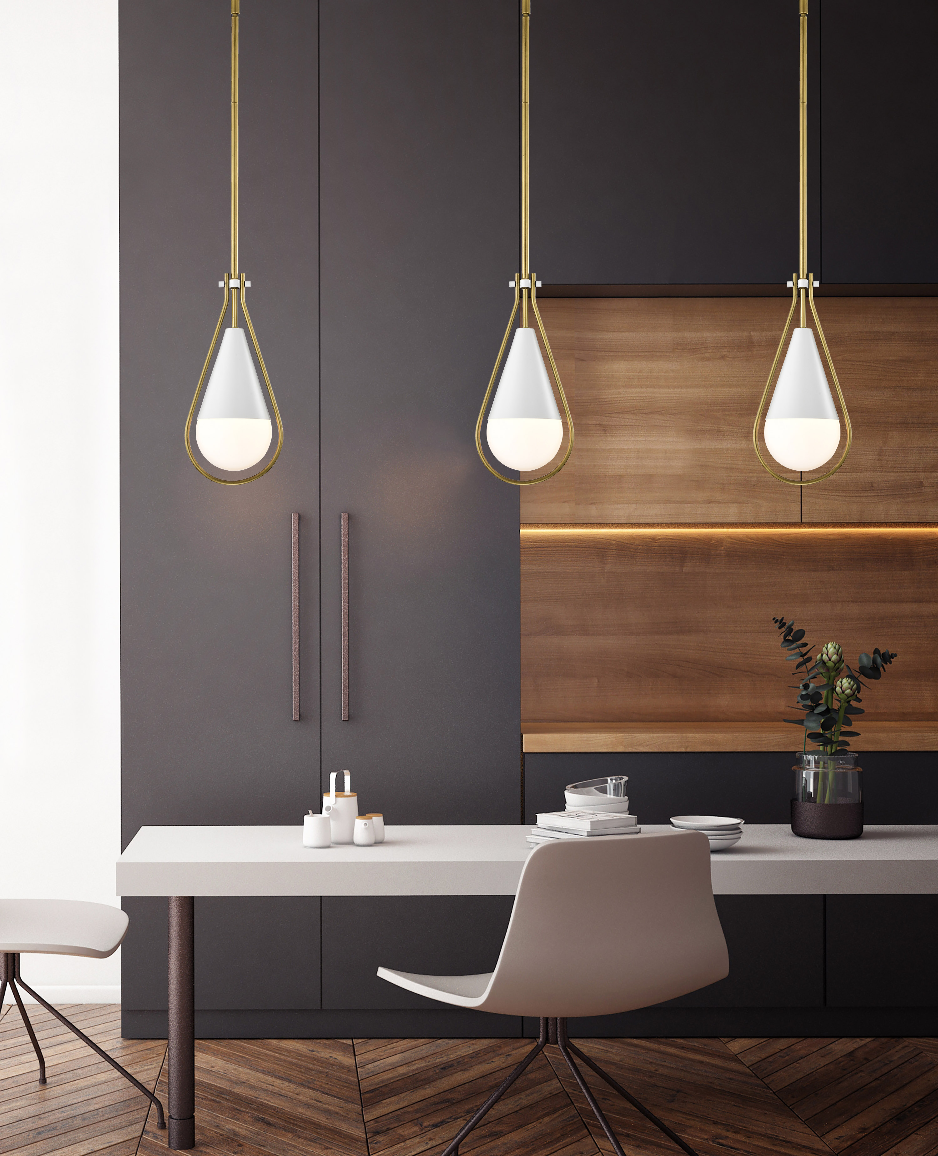 ADMIRAL 1 LIGHT 6" PENDANT - 60-7922