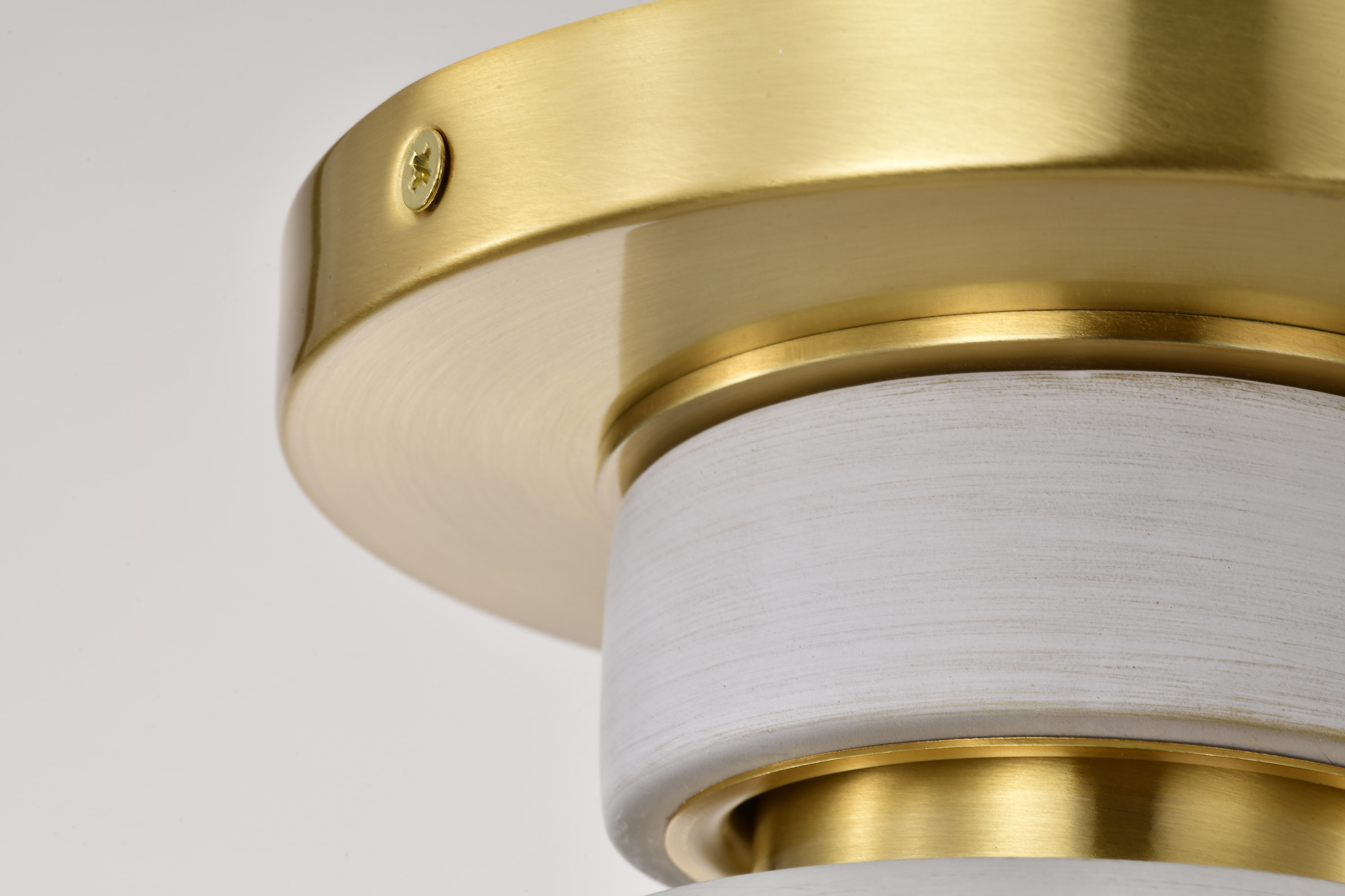 COLLINS 8" CERAMIC FLUSH MOUNT - 60-8001