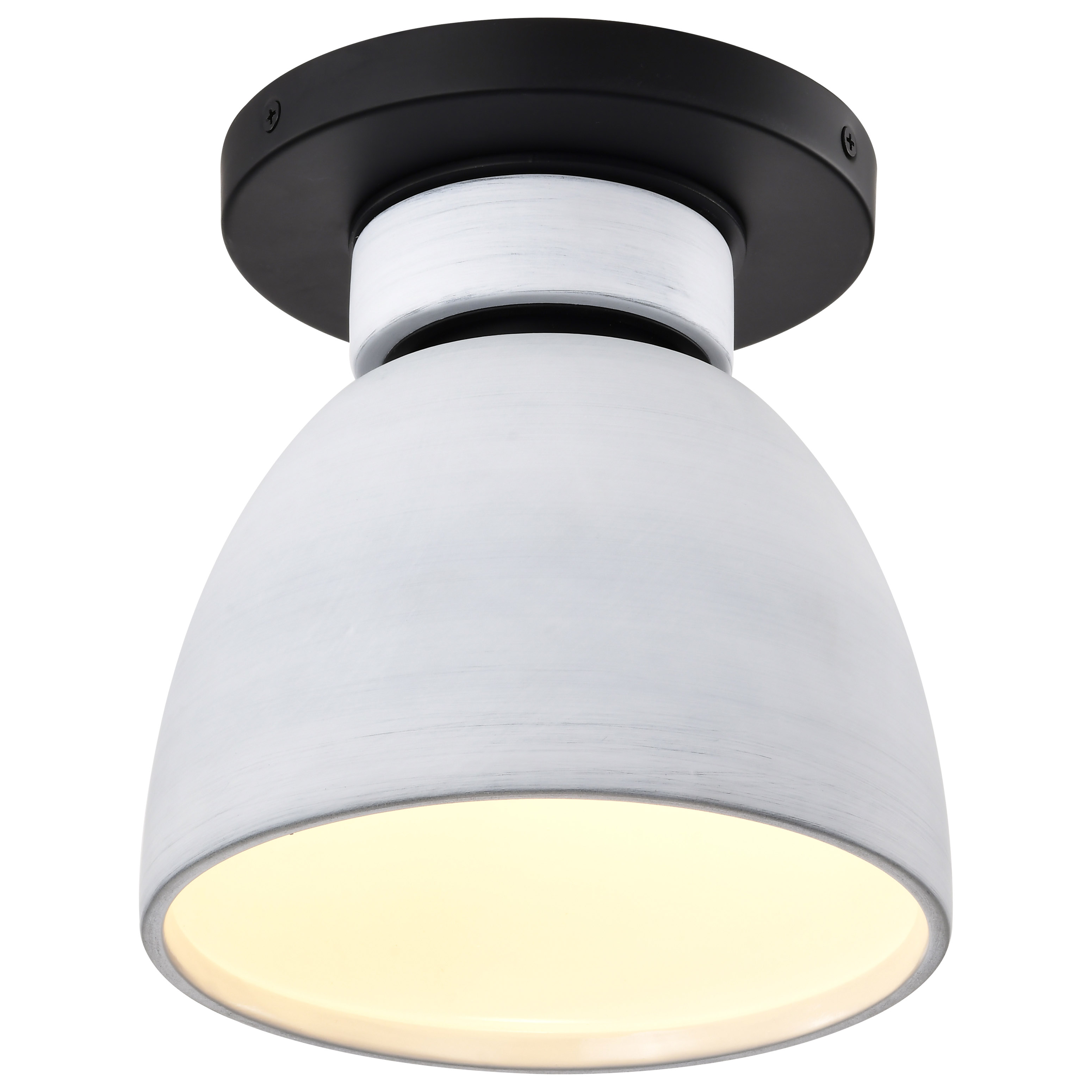 COLLINS 8" CERAMIC FLUSH MOUNT - 60-8011