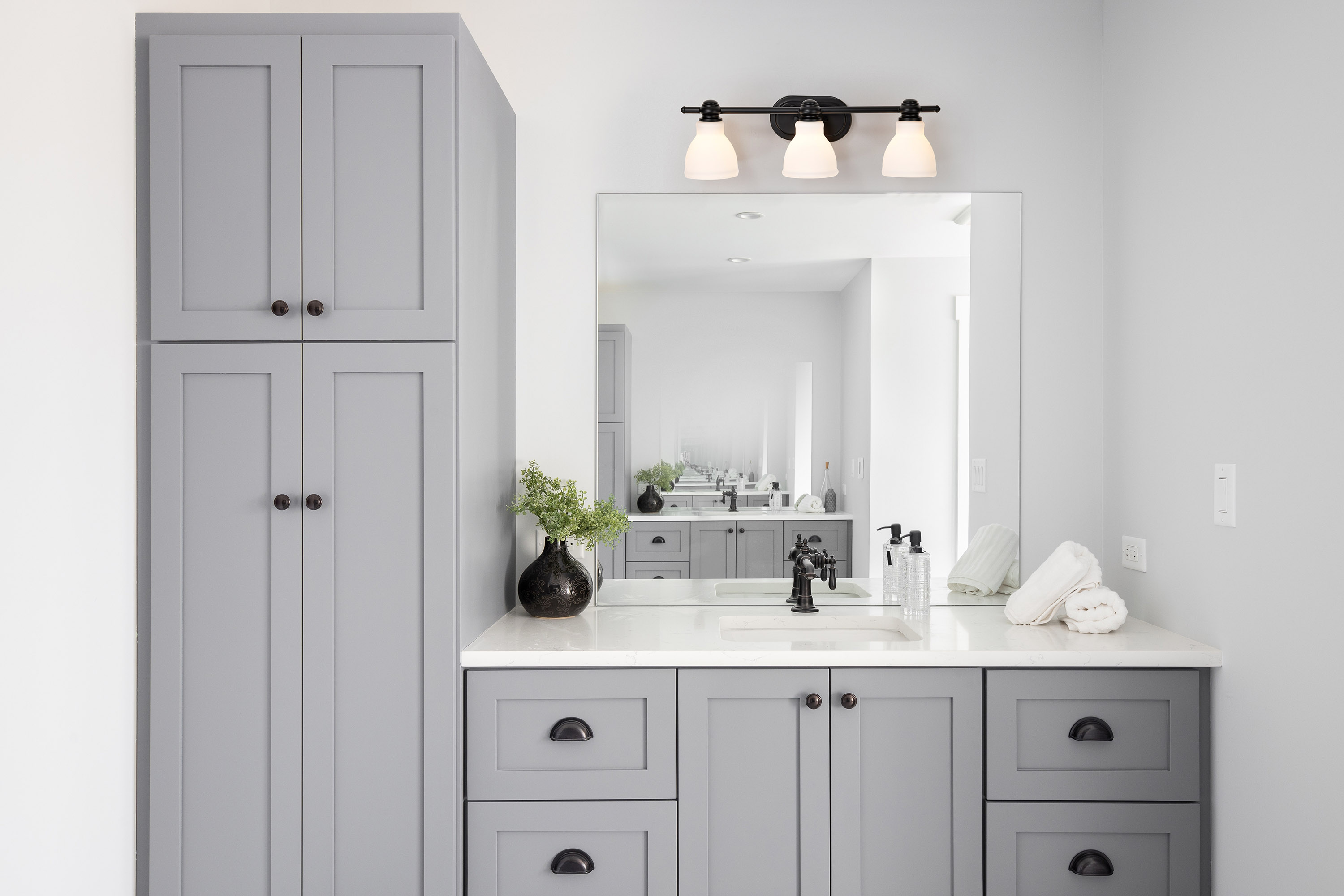 RUSSEL 3 LIGHT VANITY - 60-8023