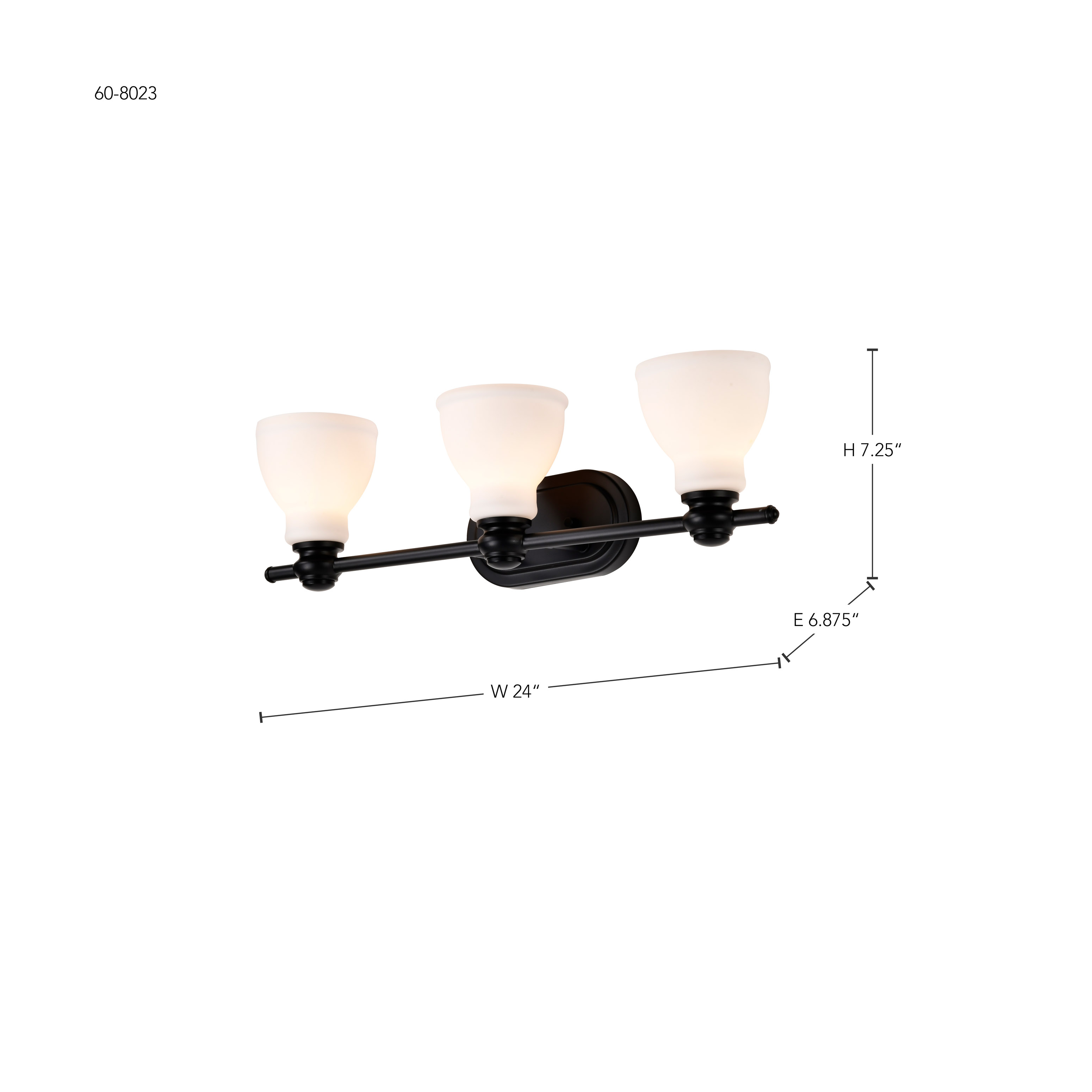 RUSSEL 3 LIGHT VANITY - 60-8023