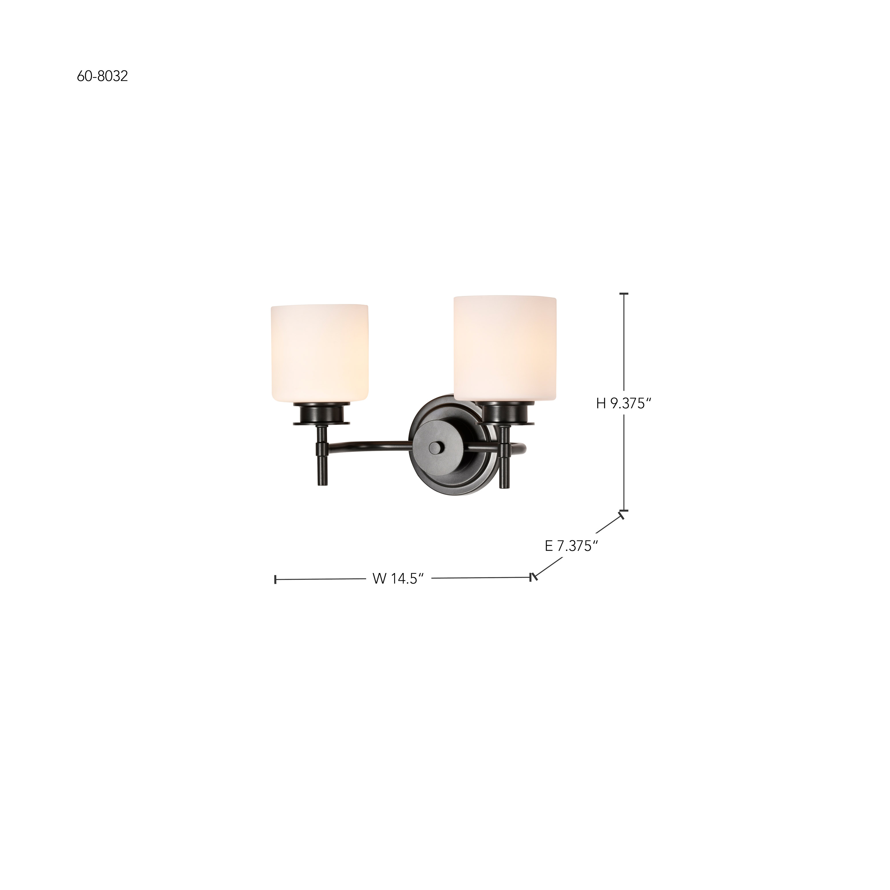 WARREN 2 LIGHT VANITY - 60-8032