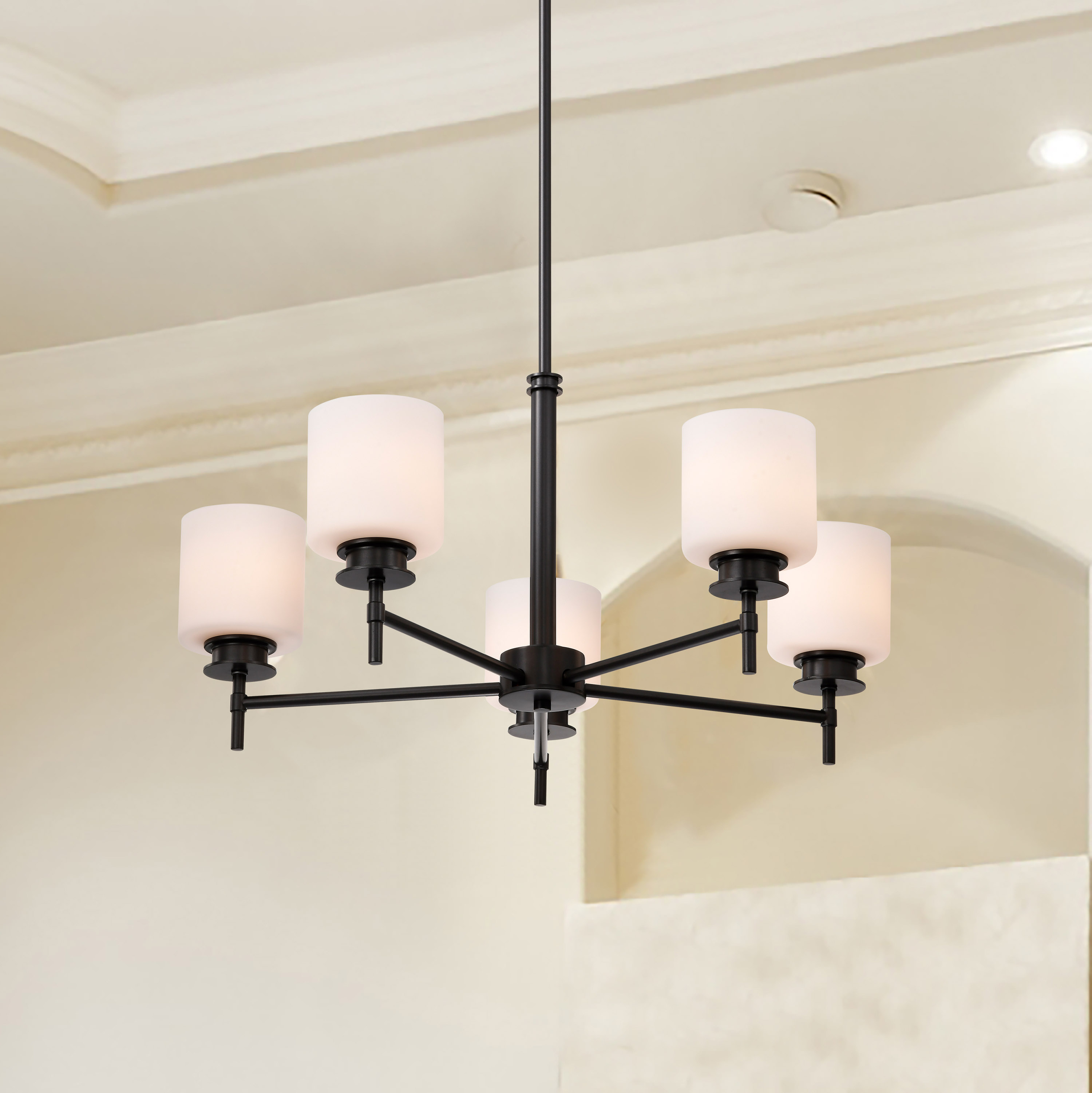 WARREN 28" 5 LIGHT CHANDELIER - 60-8038