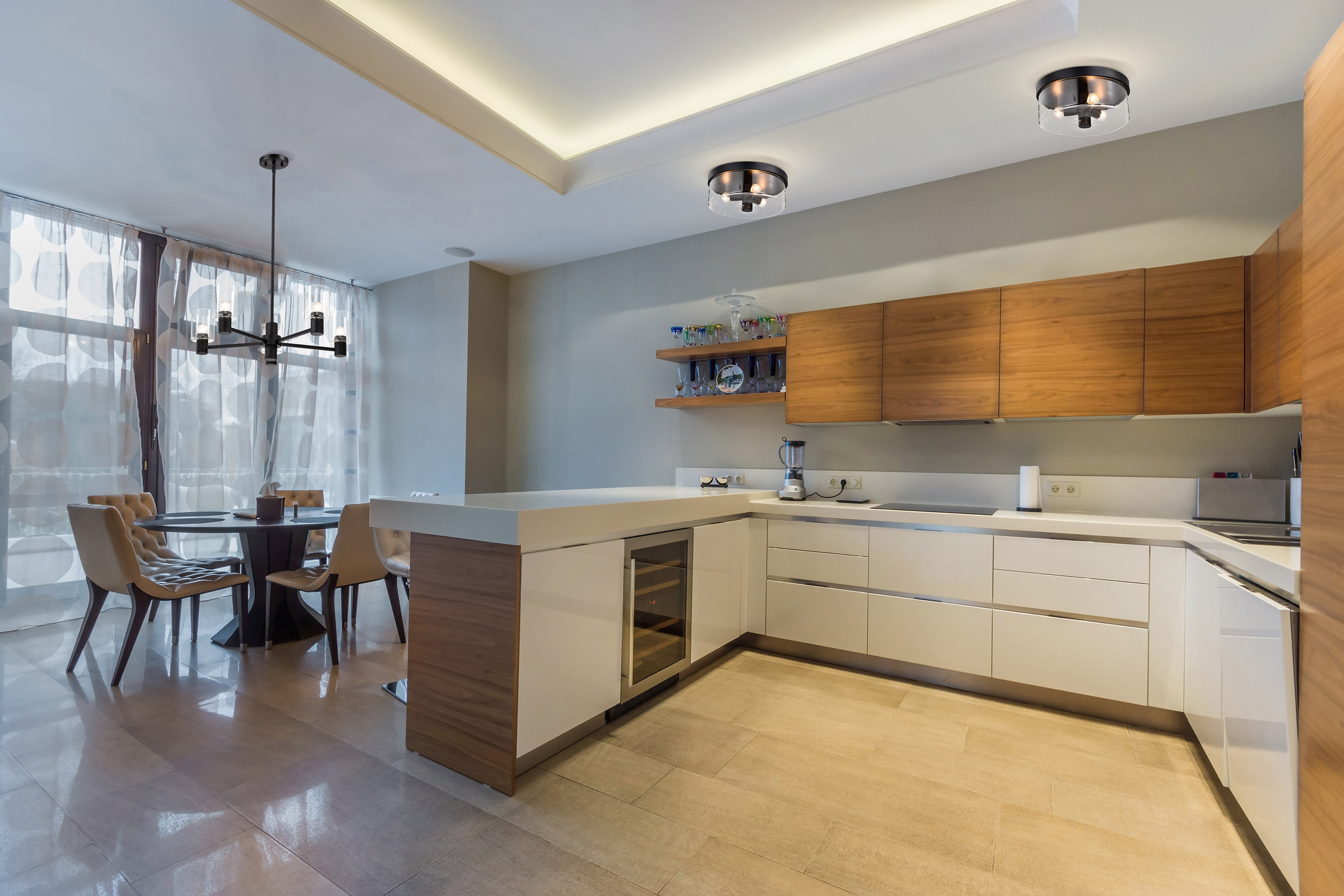 CLARKSVILLE 15" FLUSH MOUNT - 60-8065