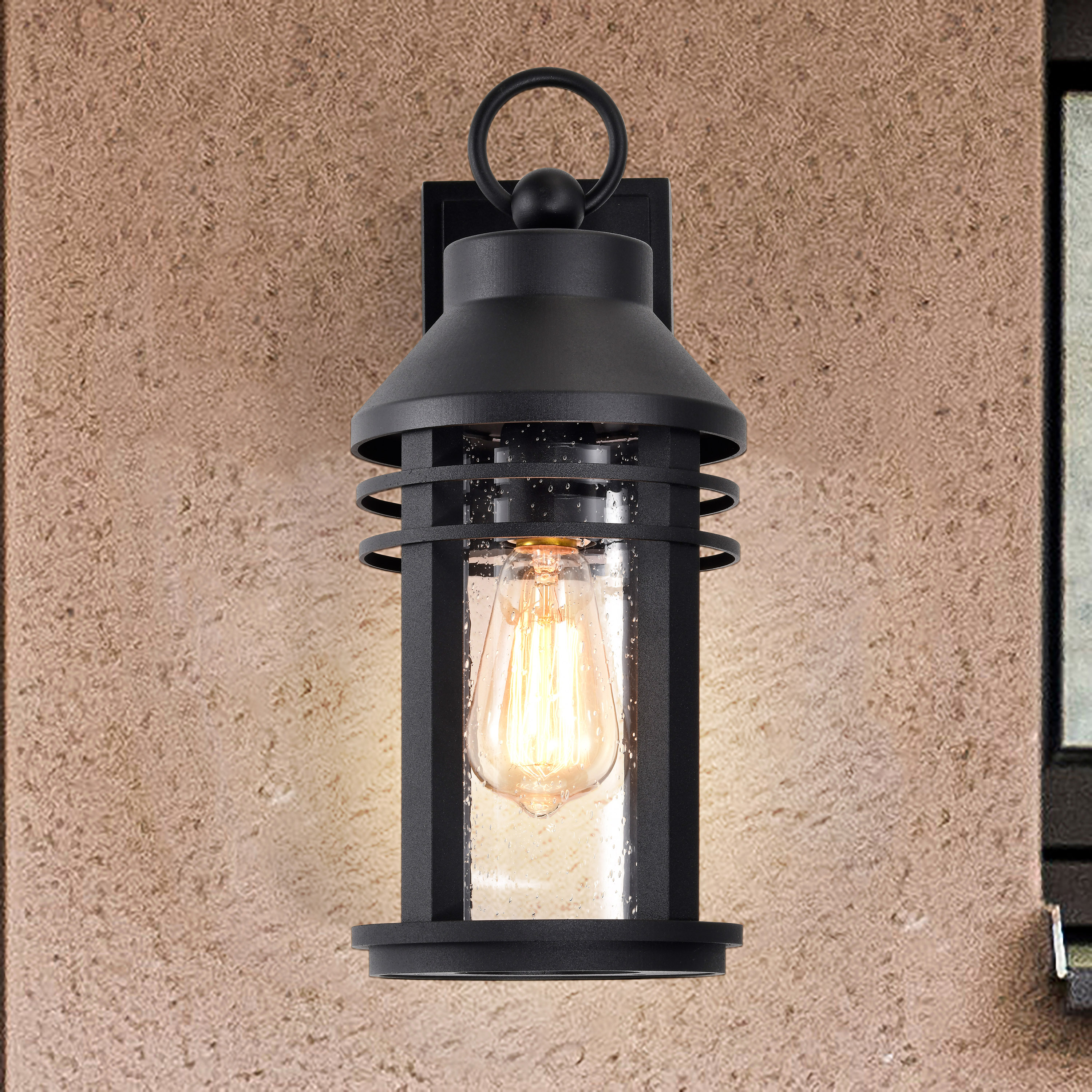 WILTON 1 LIGHT MD WALL LANTERN - 60-8102