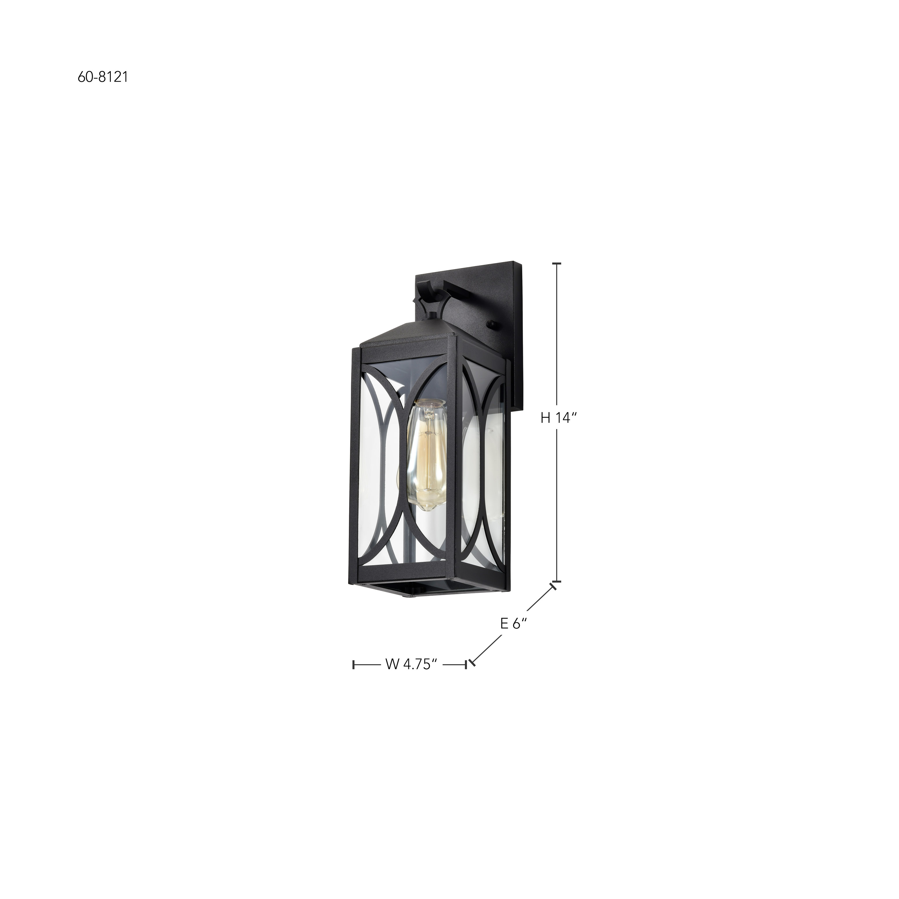 OAKLYN 1 LT SM WALL LANTERN - 60-8121