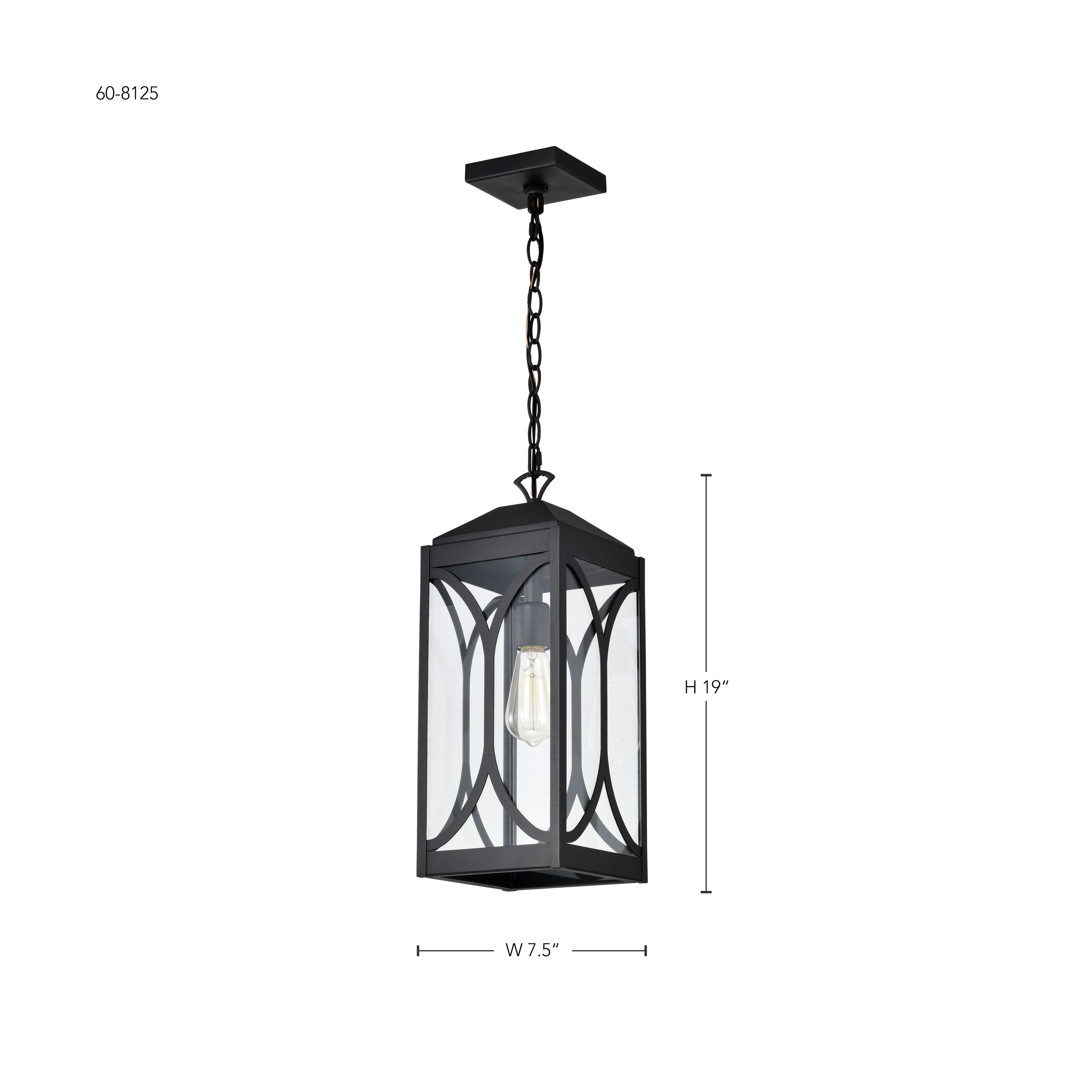 OAKLYN 1 LT HANGING LANTERN - 60-8125