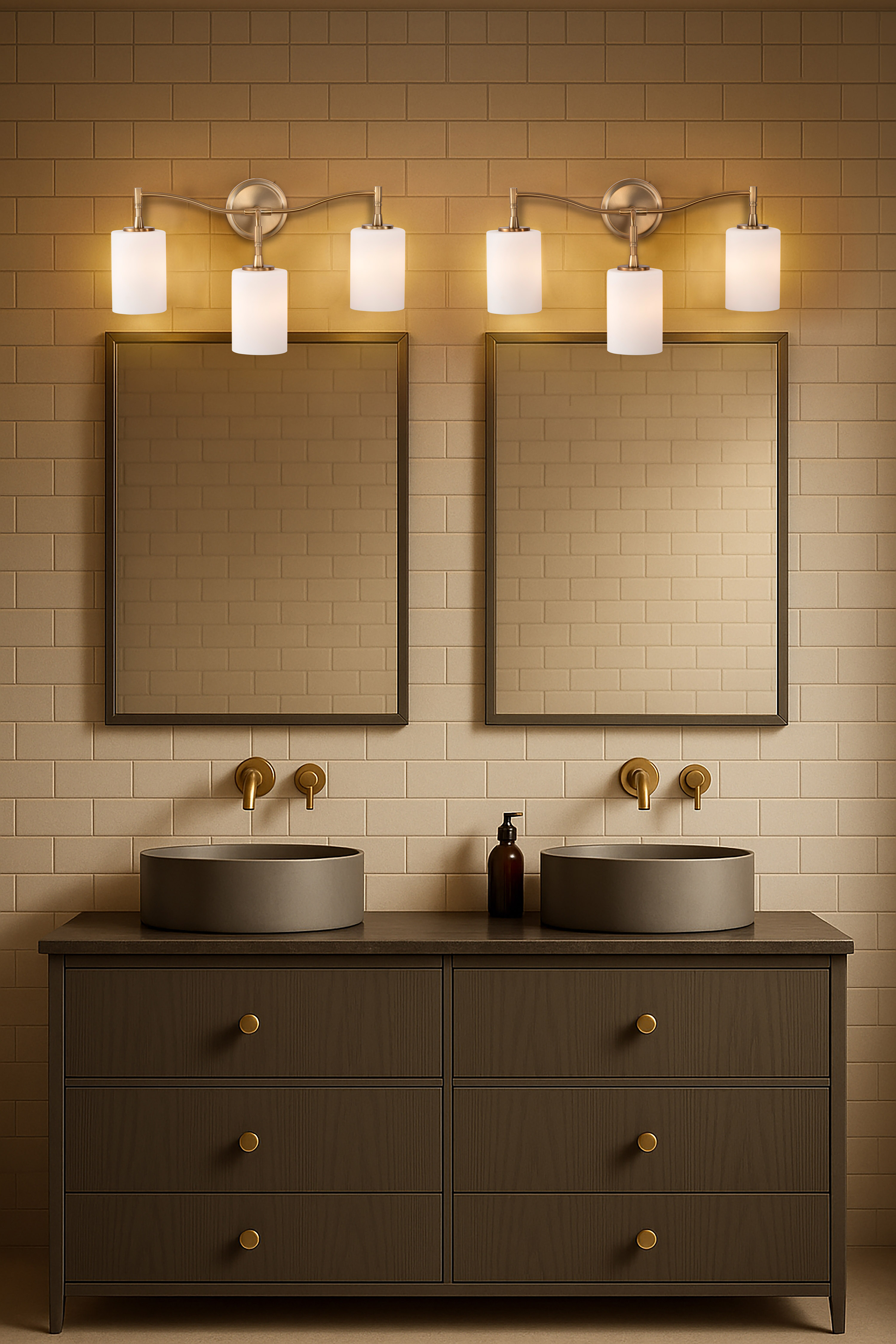 LIAM 3 LIGHT VANITY - 60-8203