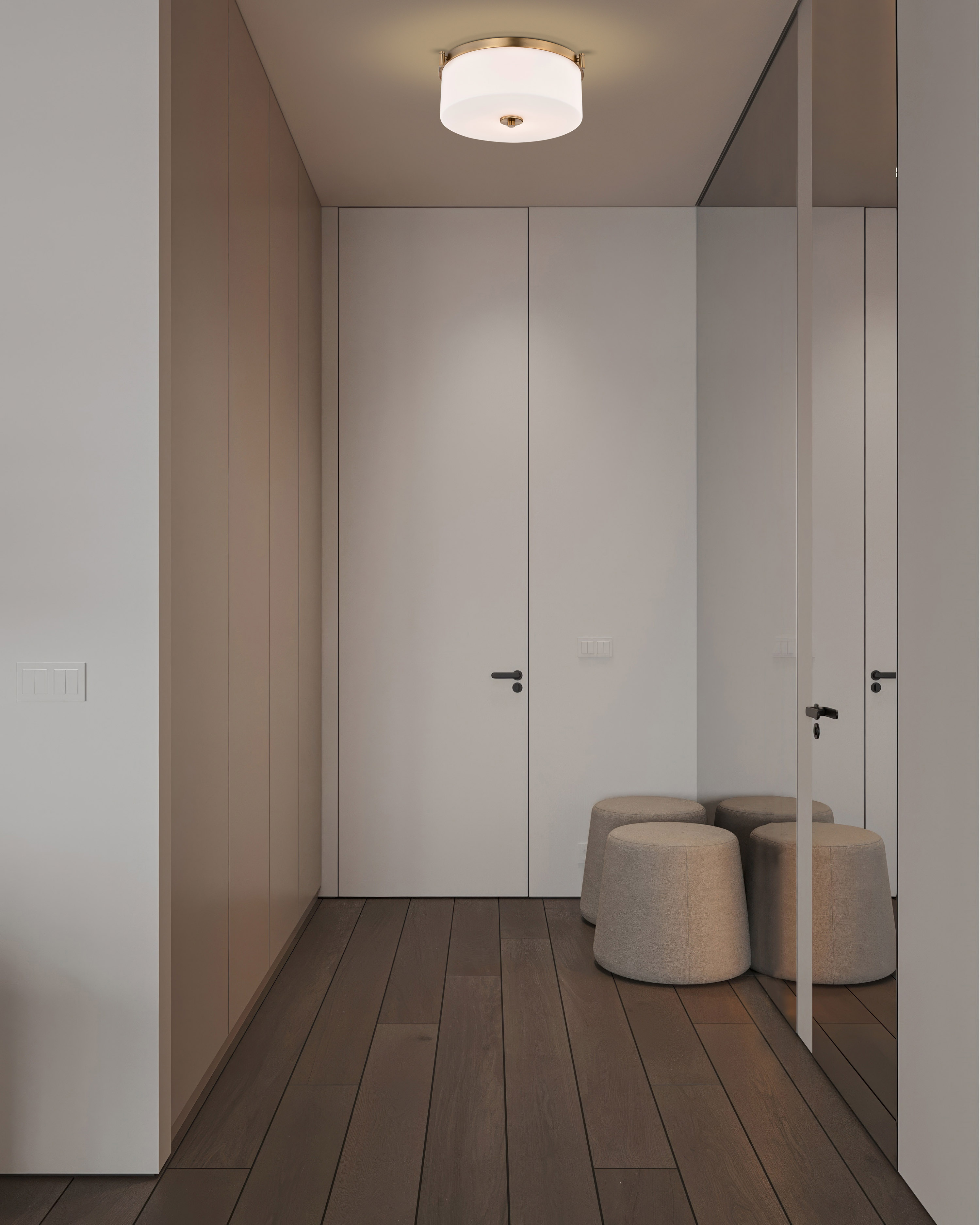 LIAM 3 LIGHT FLUSH MOUNT - 60-8207