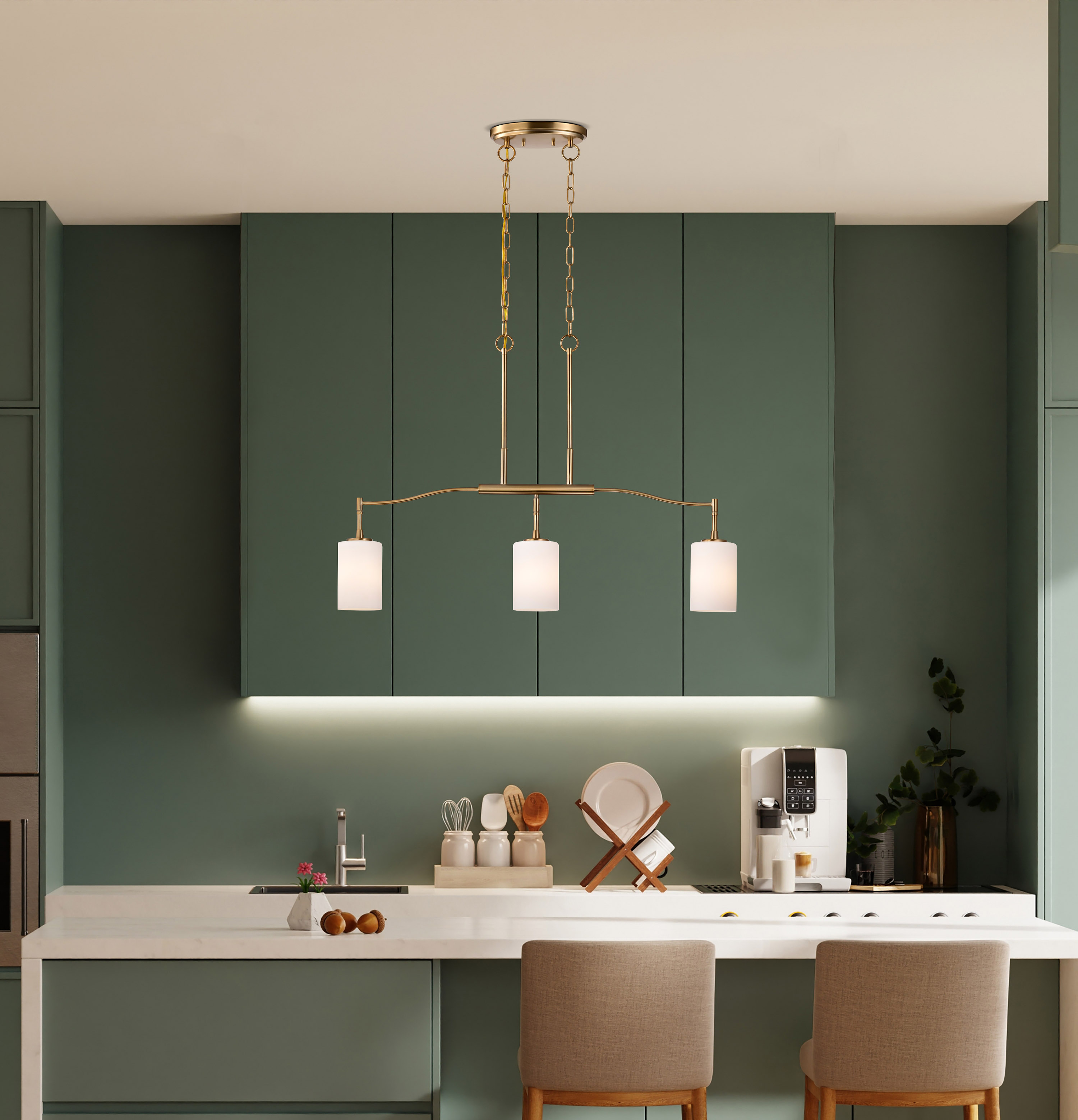 LIAM 3 LIGHT ISLAND PENDANT - 60-8208