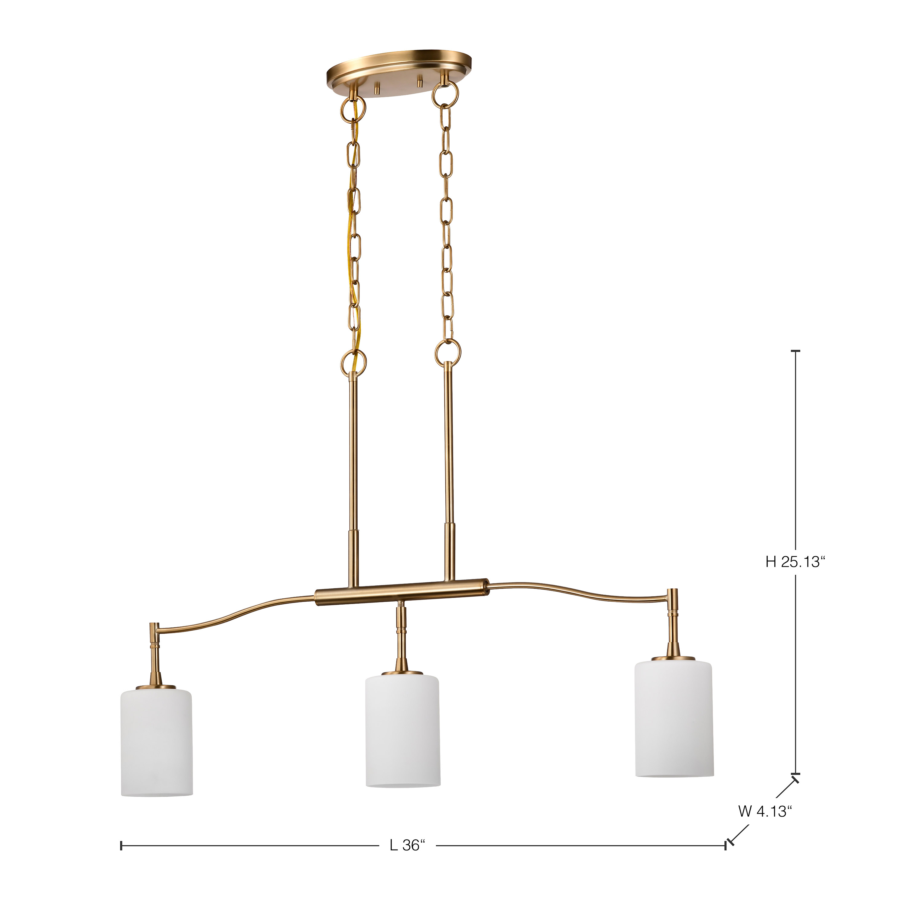 LIAM 3 LIGHT ISLAND PENDANT - 60-8208