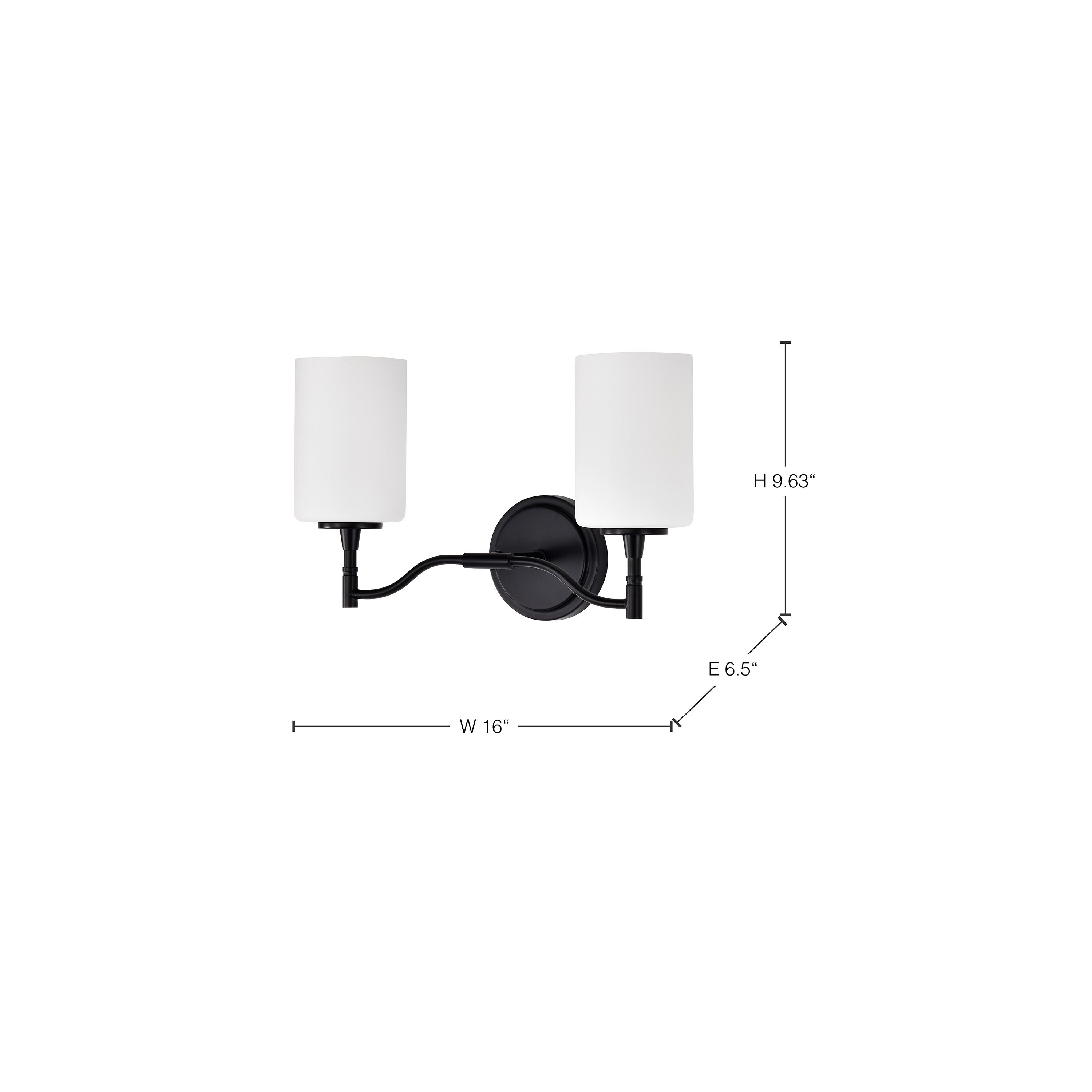 LIAM 2 LIGHT VANITY - 60-8212