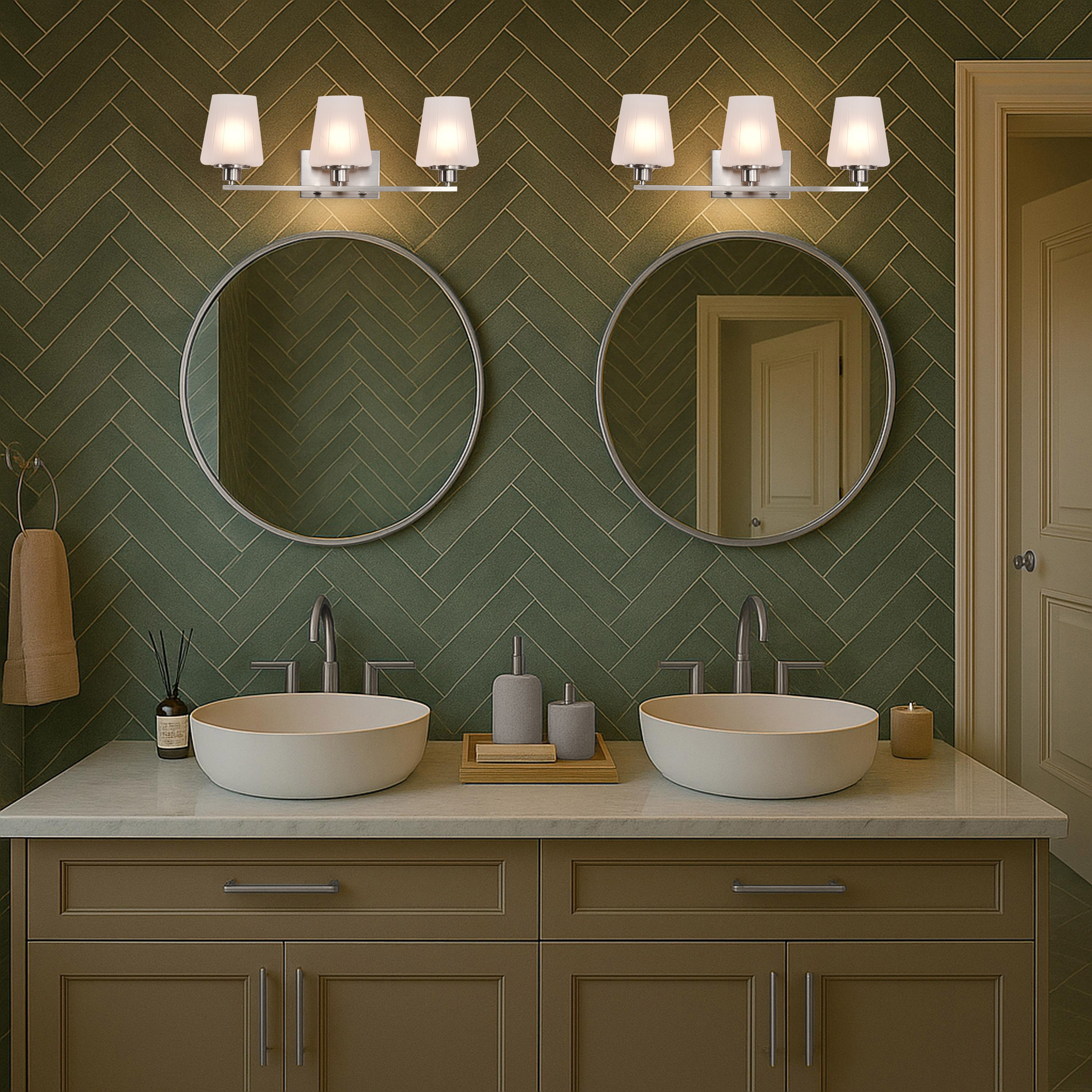 LUNE 3 LIGHT VANITY - 60-8223