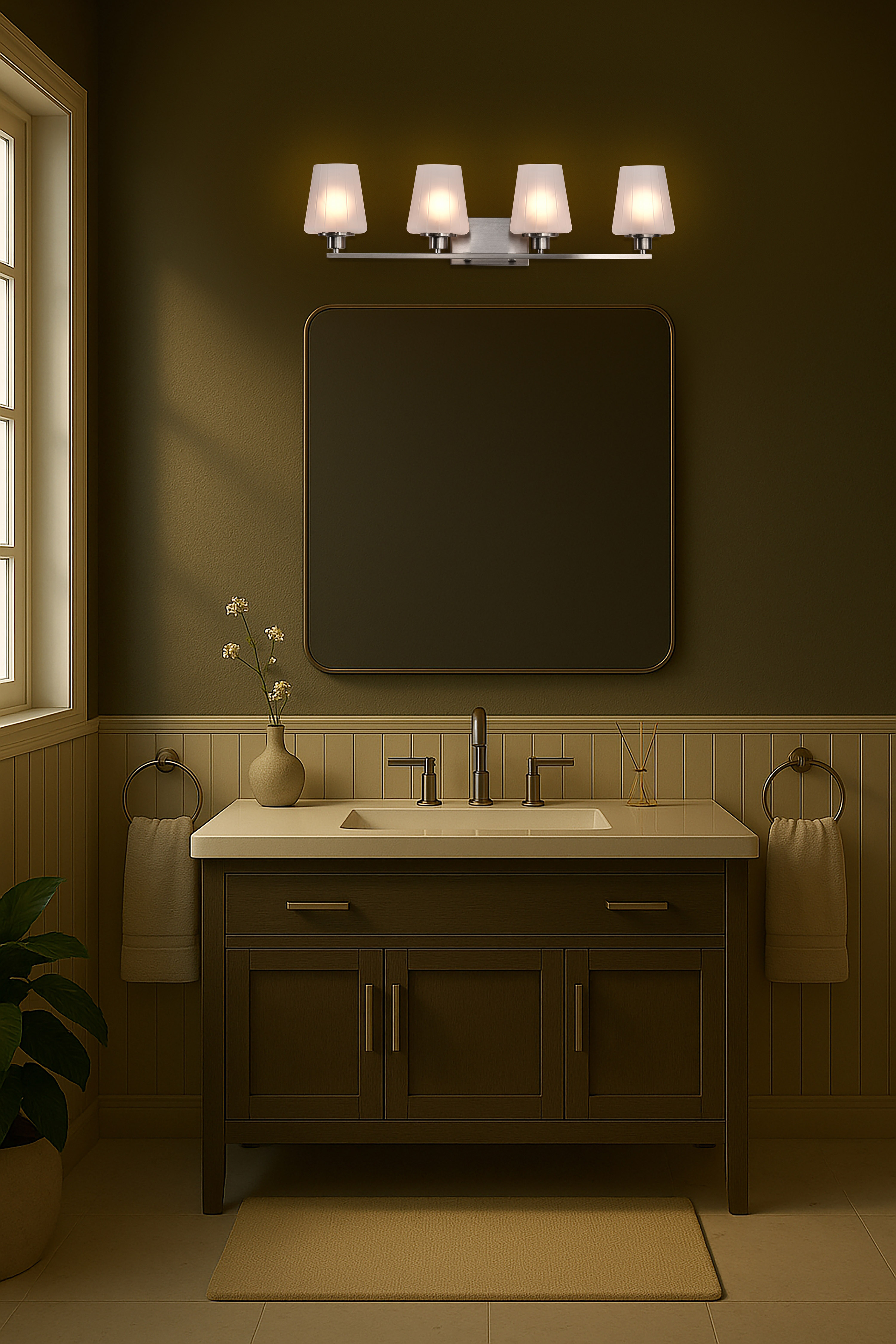 LUNE 4 LIGHT VANITY - 60-8224