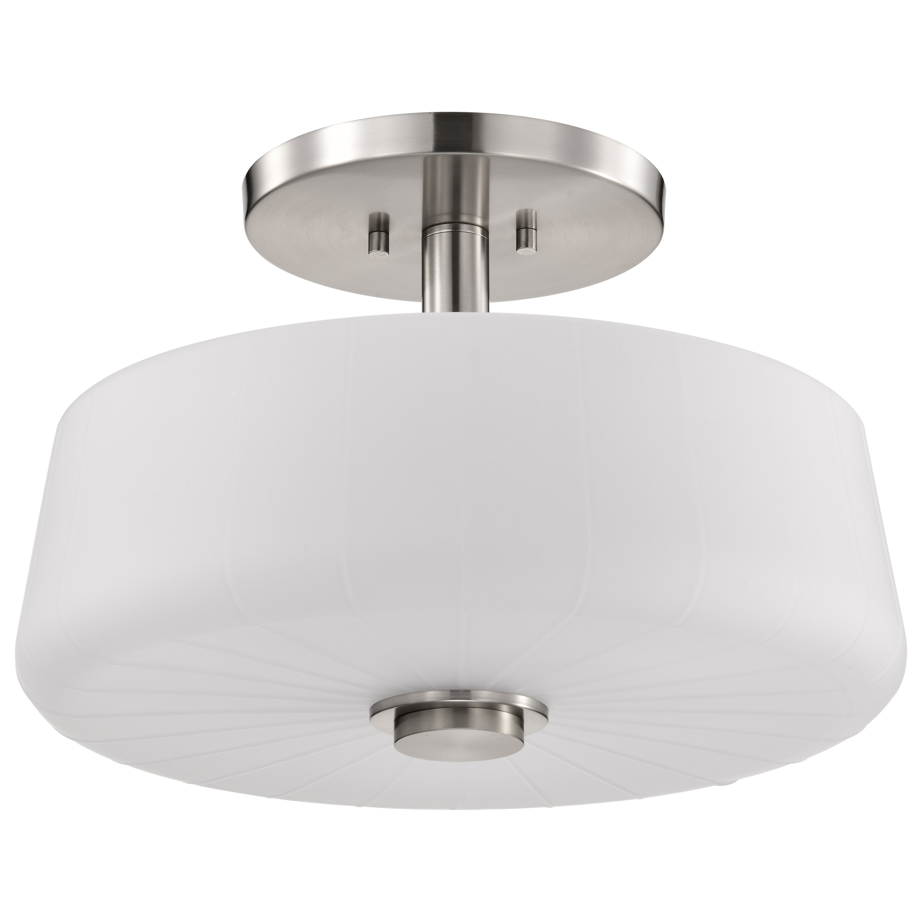 LUNE 3 LIGHT SEMI FLUSH - 60-8229