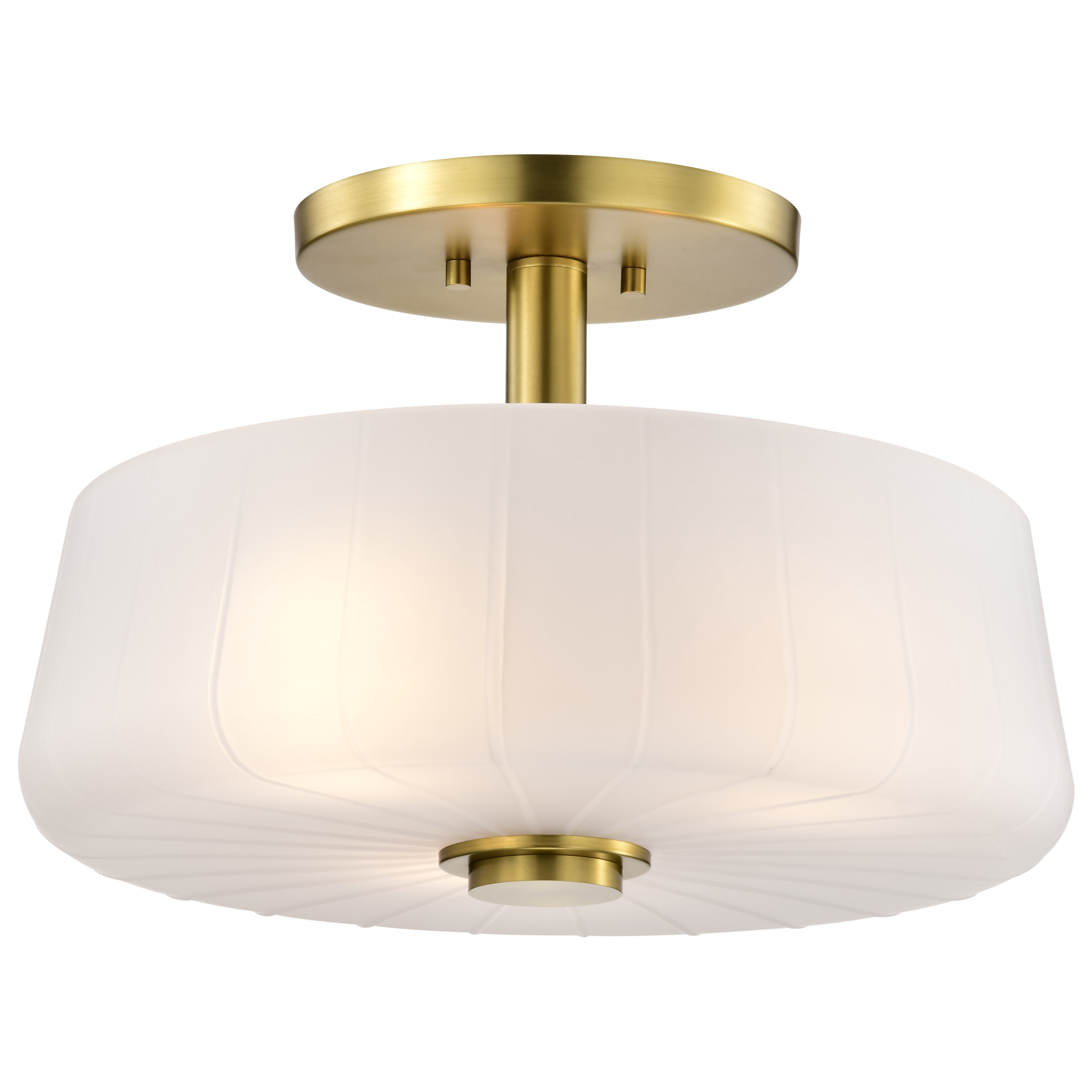 LUNE 3 LIGHT SEMI FLUSH - 60-8239