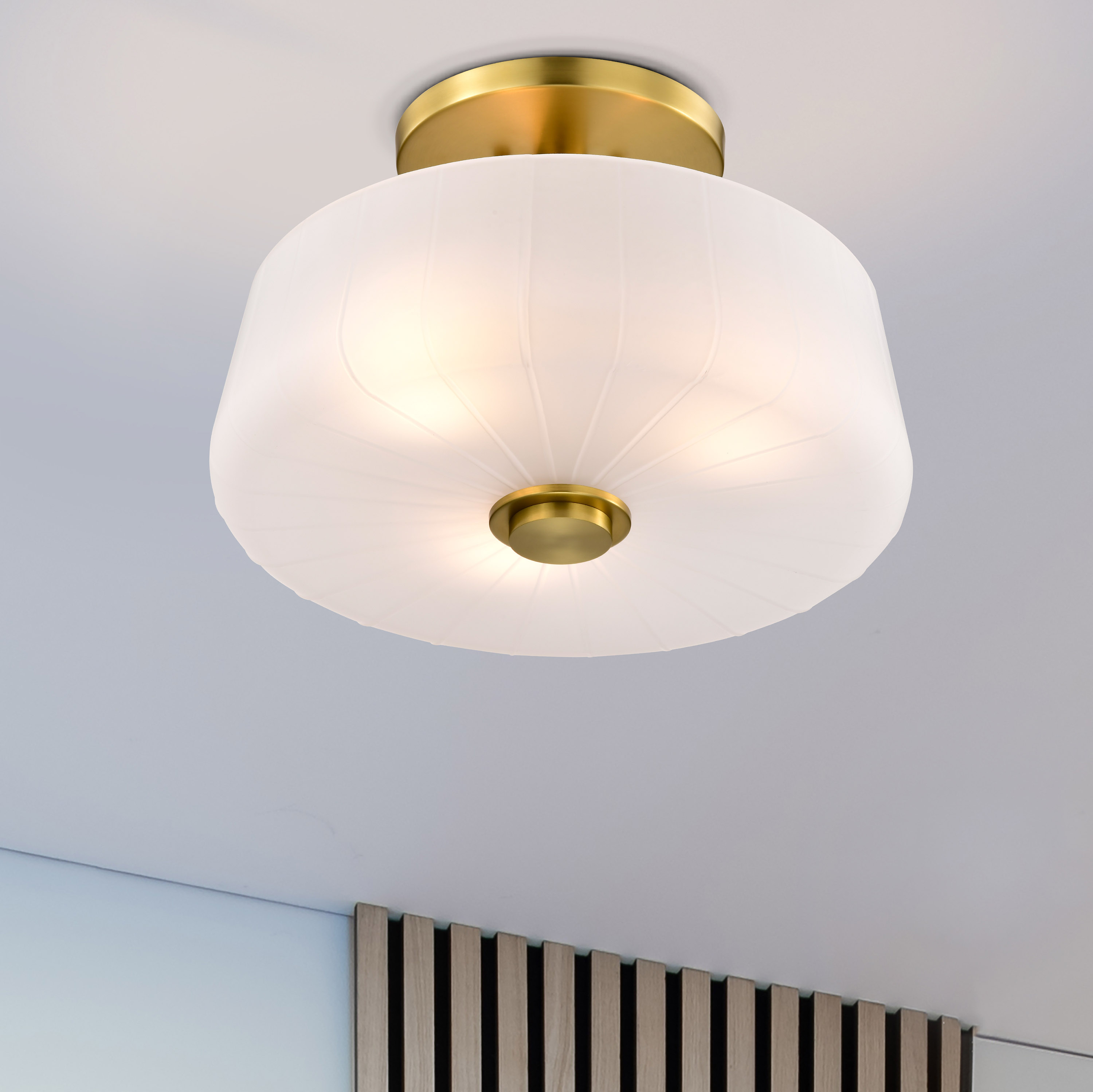 LUNE 3 LIGHT SEMI FLUSH - 60-8239
