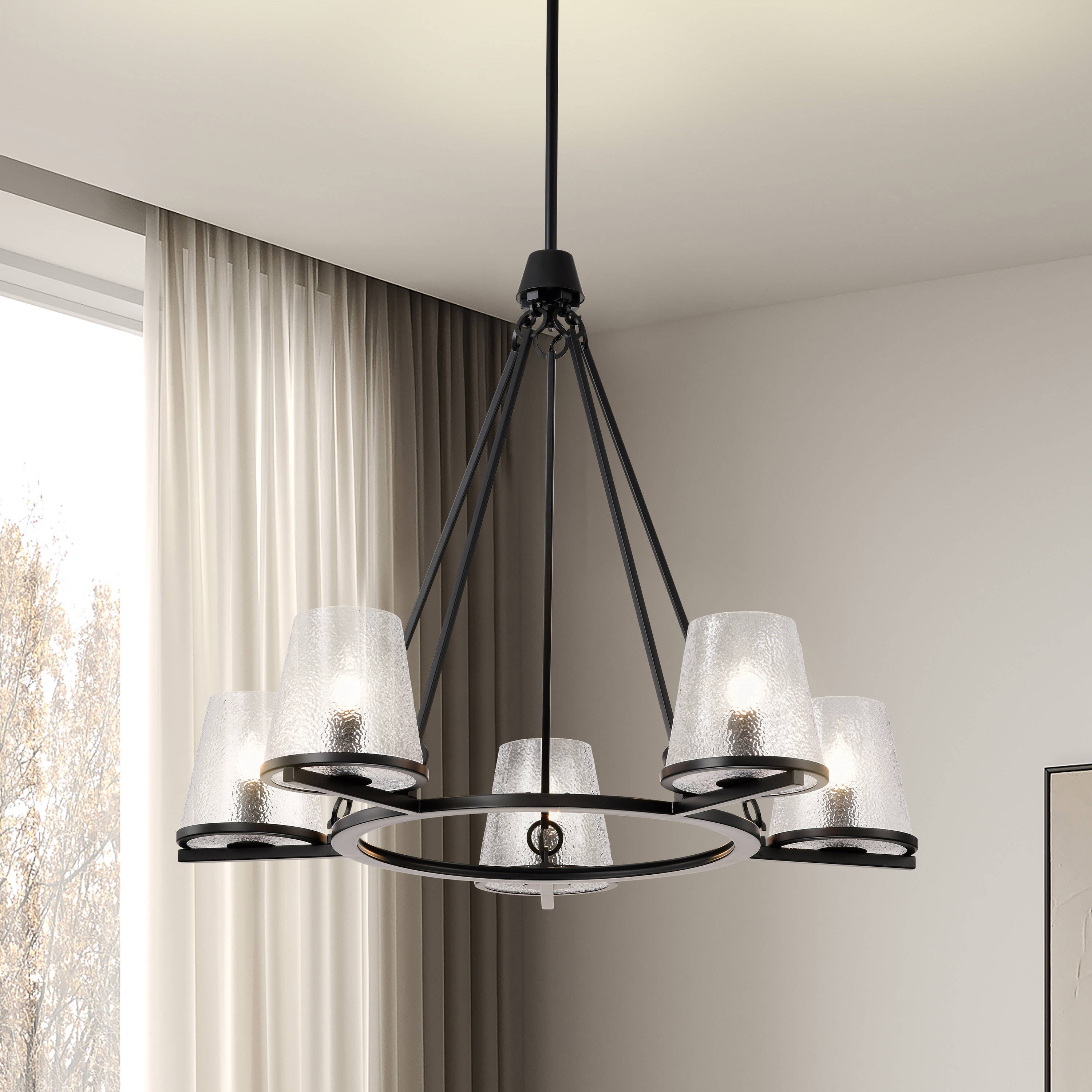 VALENTINE 5 LIGHT CHANDELIER - 60-8258