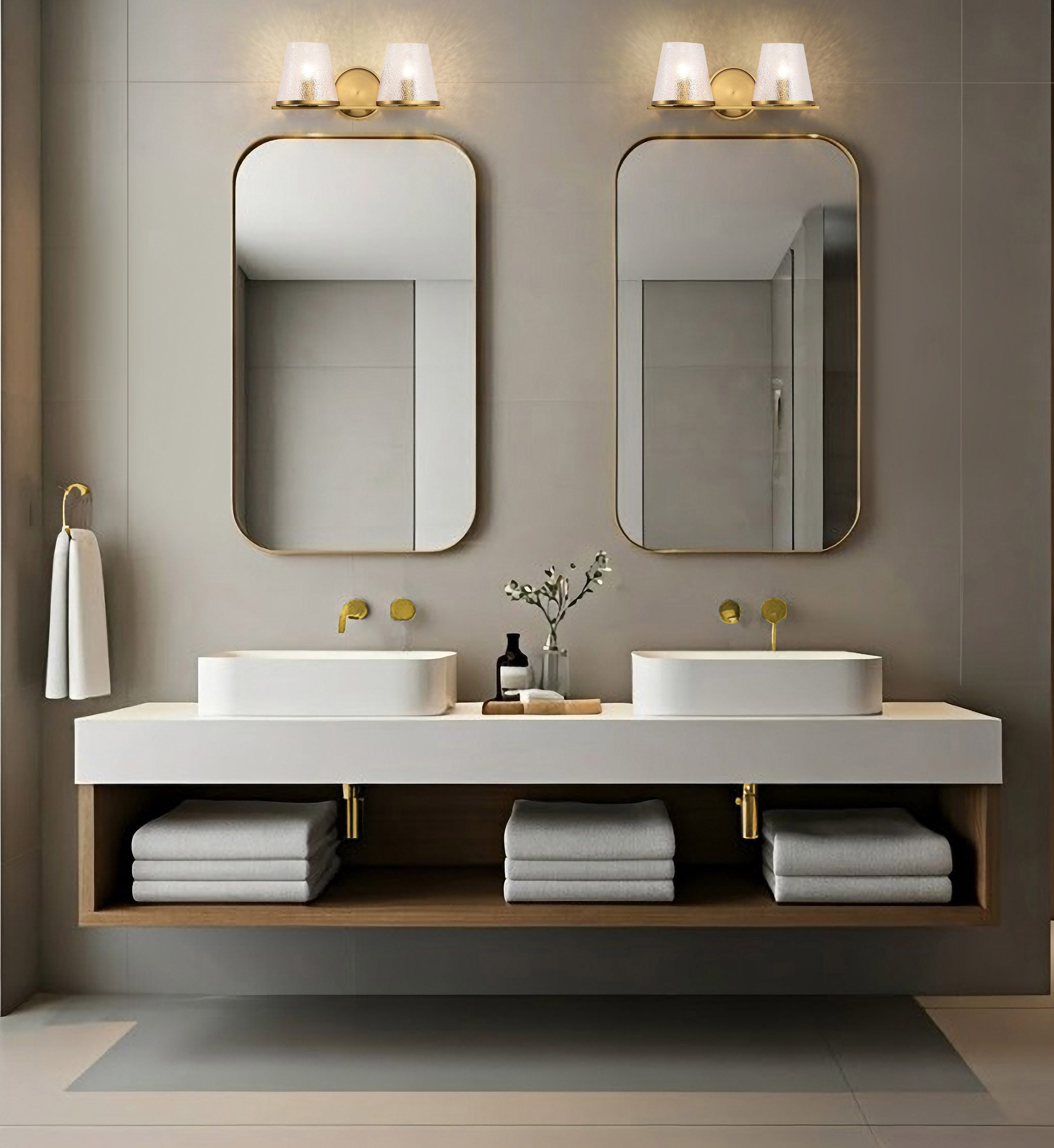 VALENTINE 2 LIGHT VANITY - 60-8262