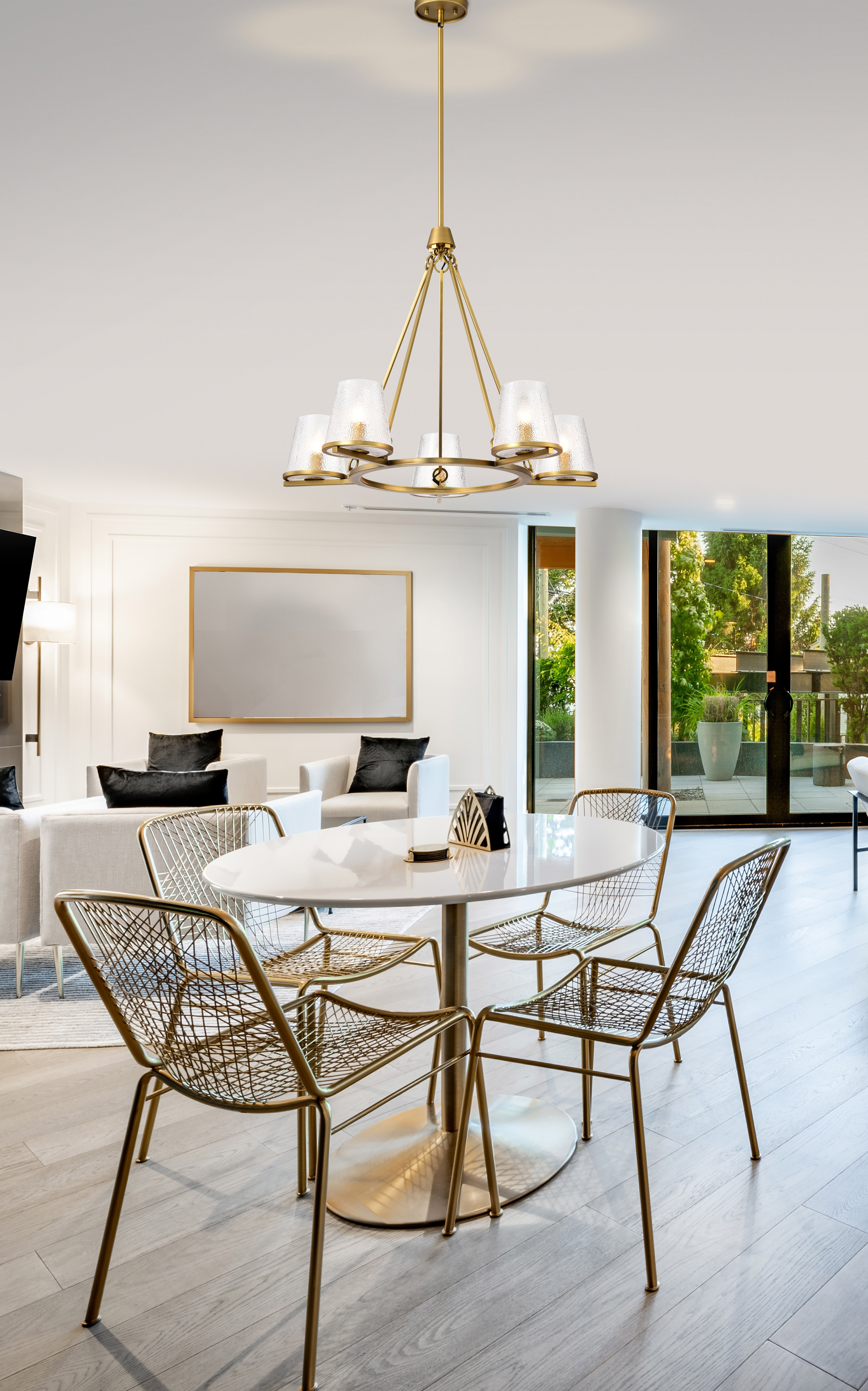 VALENTINE 5 LIGHT CHANDELIER - 60-8268