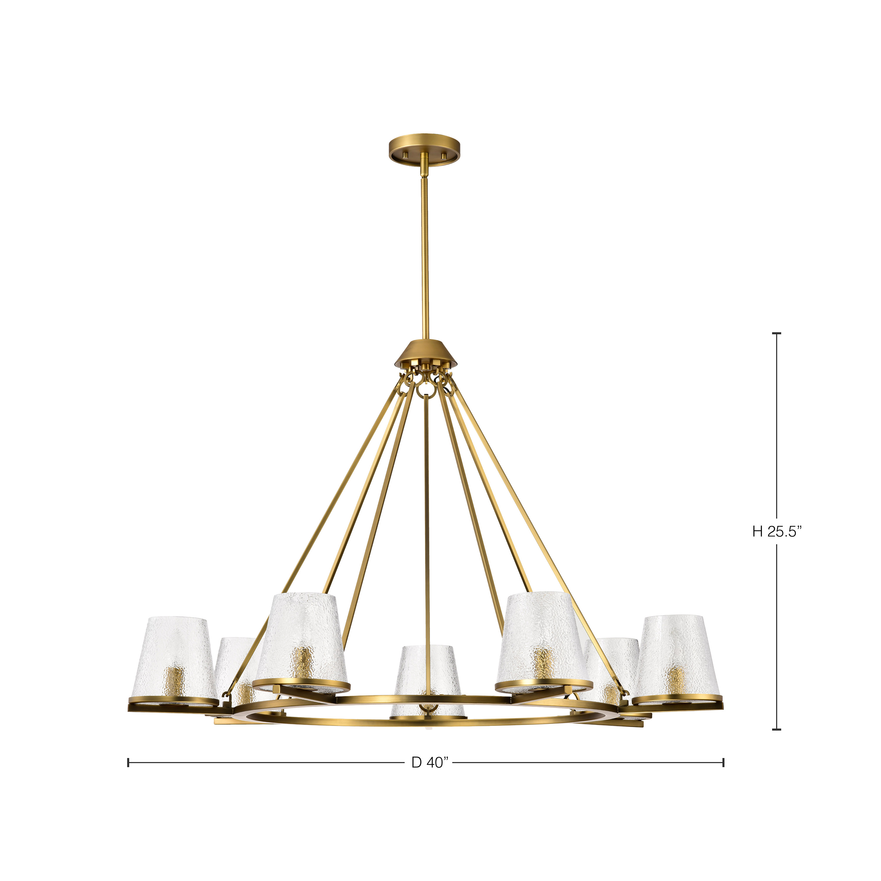 VALENTINE 7 LIGHT CHANDELIER - 60-8269