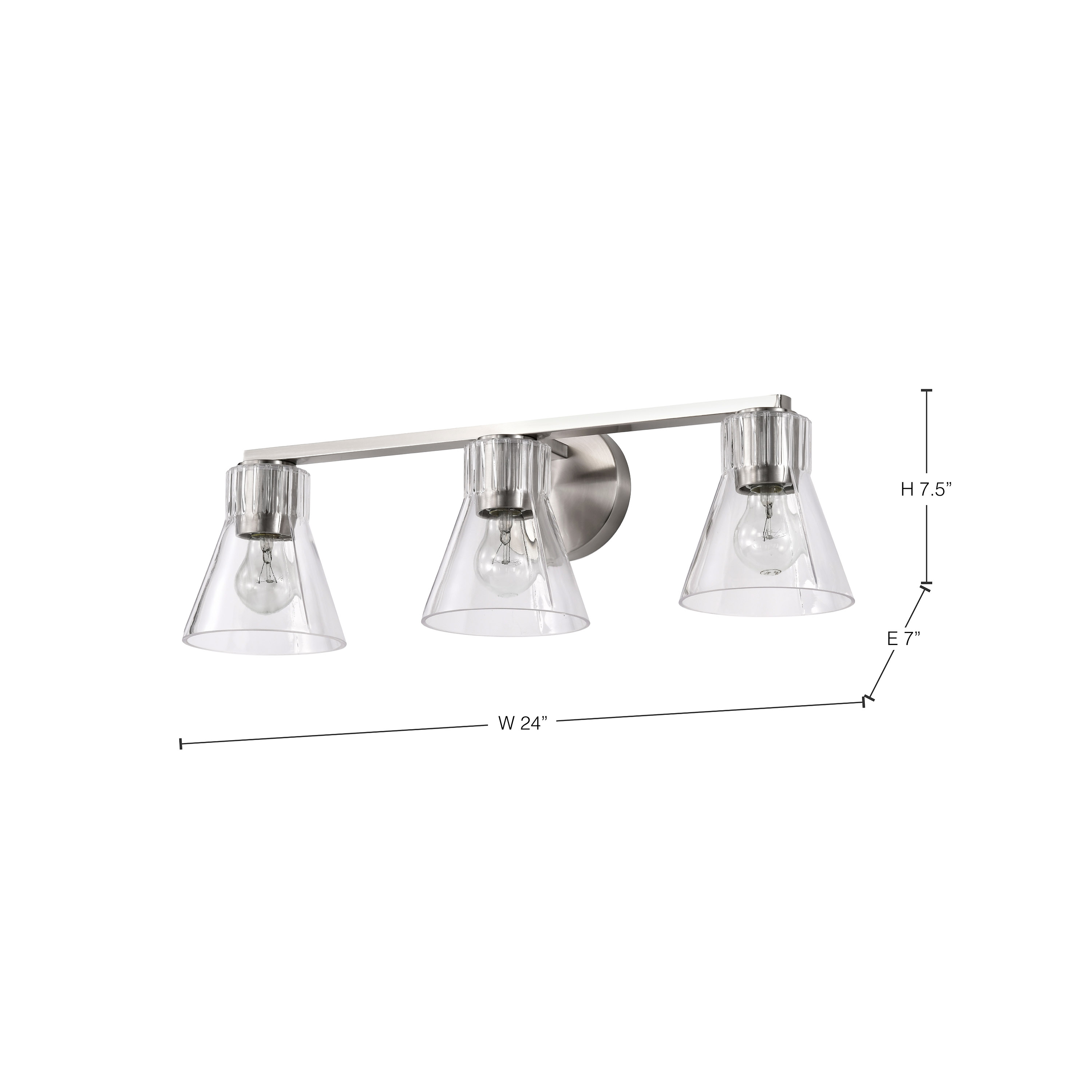 GIANNA 3 LIGHT VANITY - 60-8333