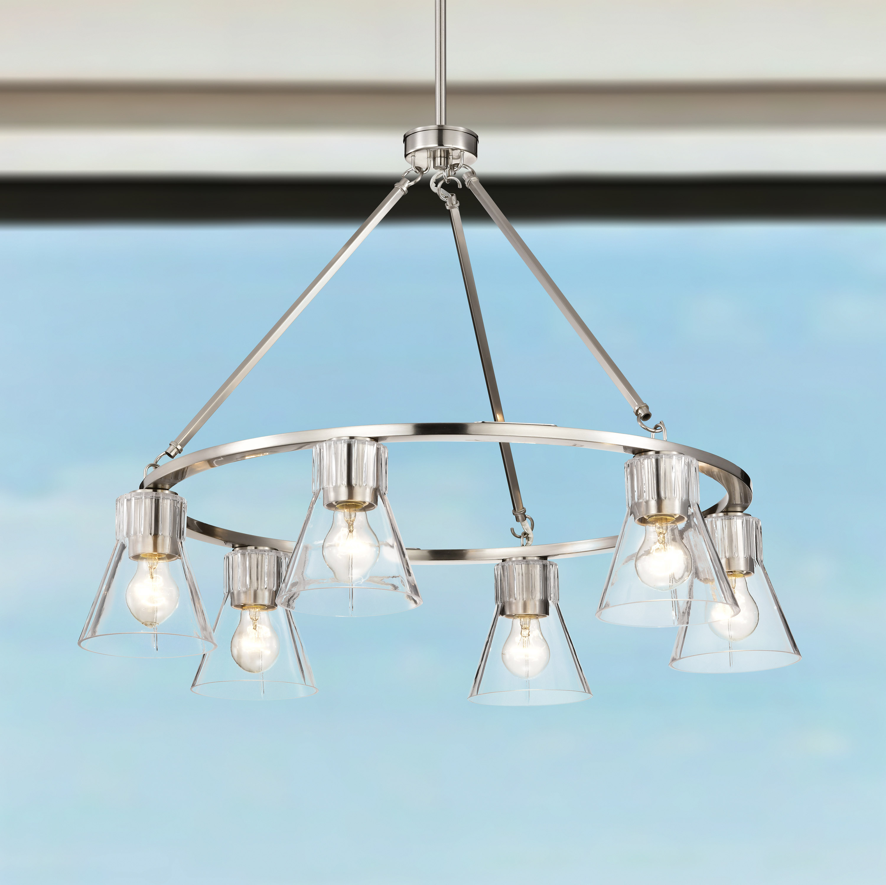 GIANNA 6 LIGHT CHANDELIER - 60-8335
