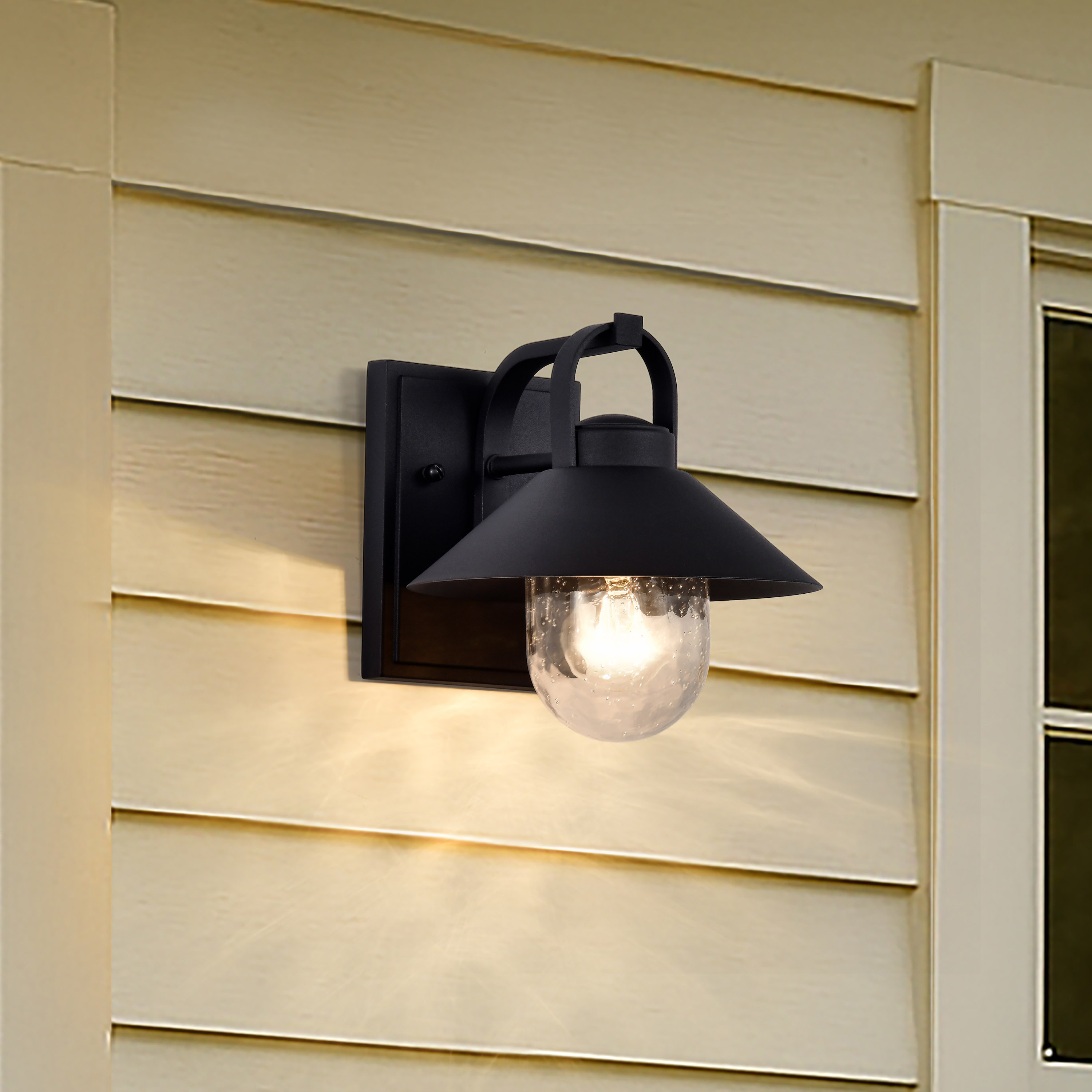 RIDGE SM OUTDOOR LANTERN BLK - 60-8540