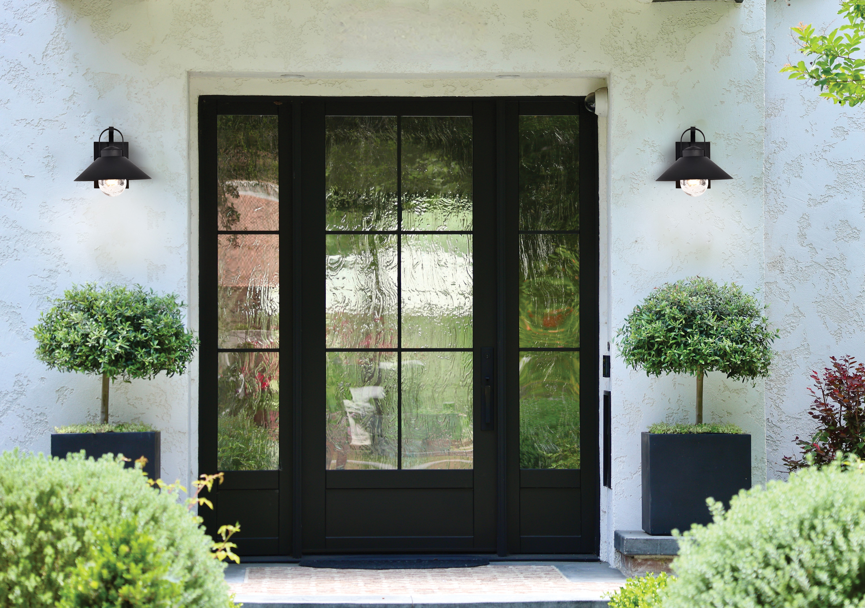 RIDGE MED OUTDOOR LANTERN BLK - 60-8541