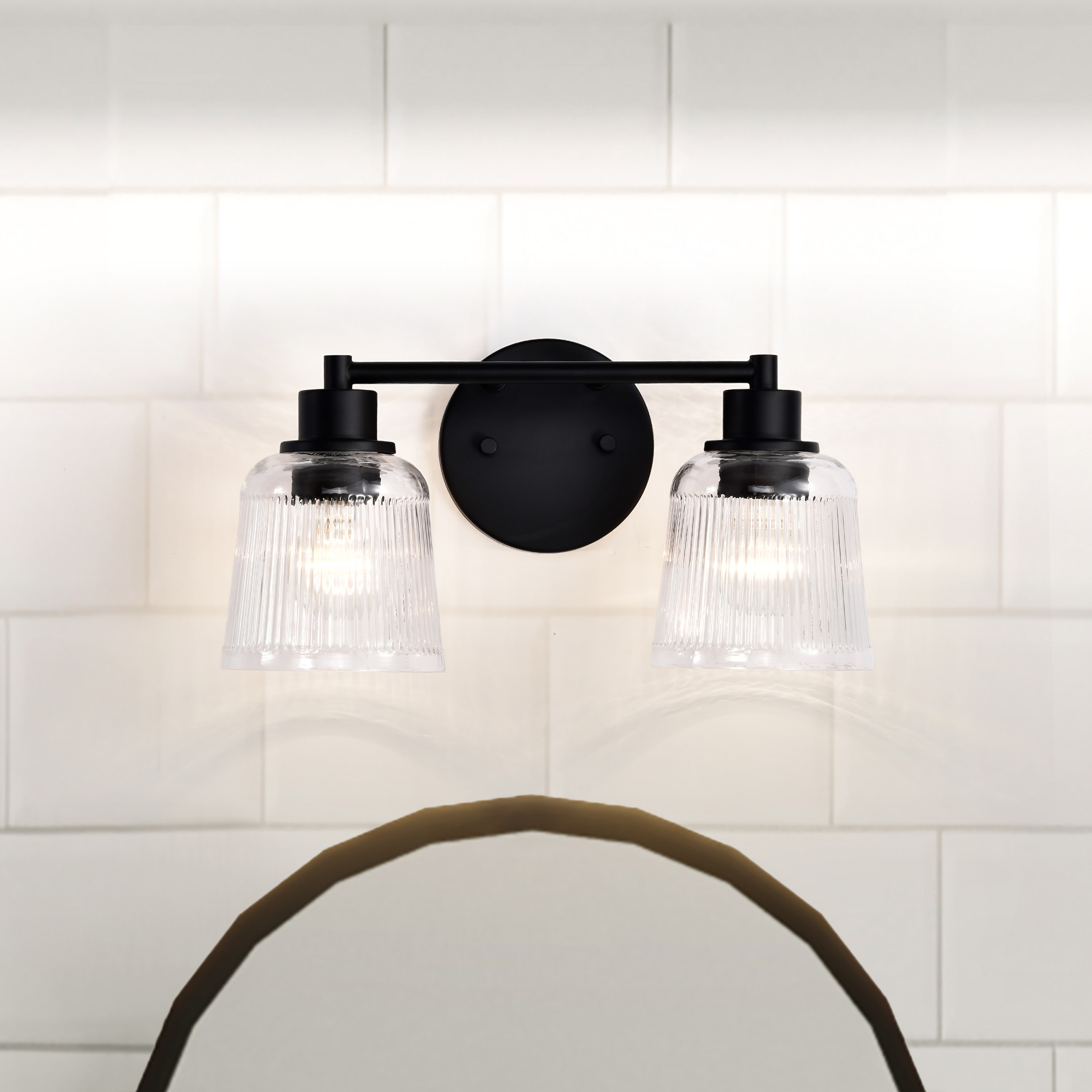 GRAYSON 2 LIGHT VANITY - 60-8602