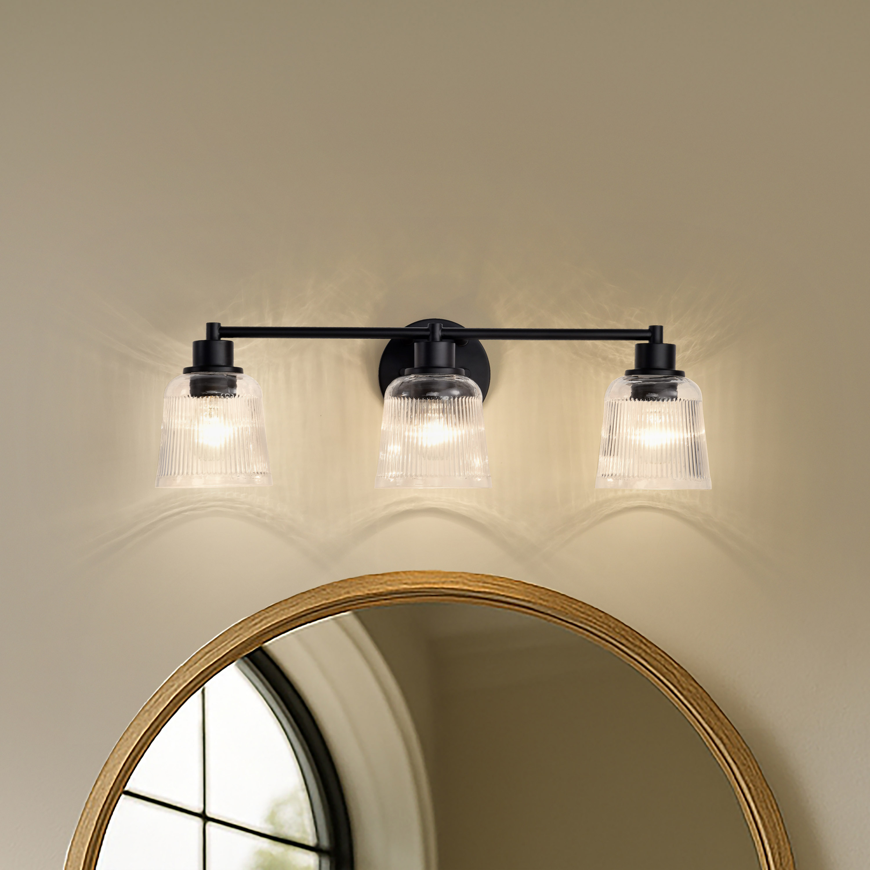 GRAYSON 3 LIGHT VANITY - 60-8603