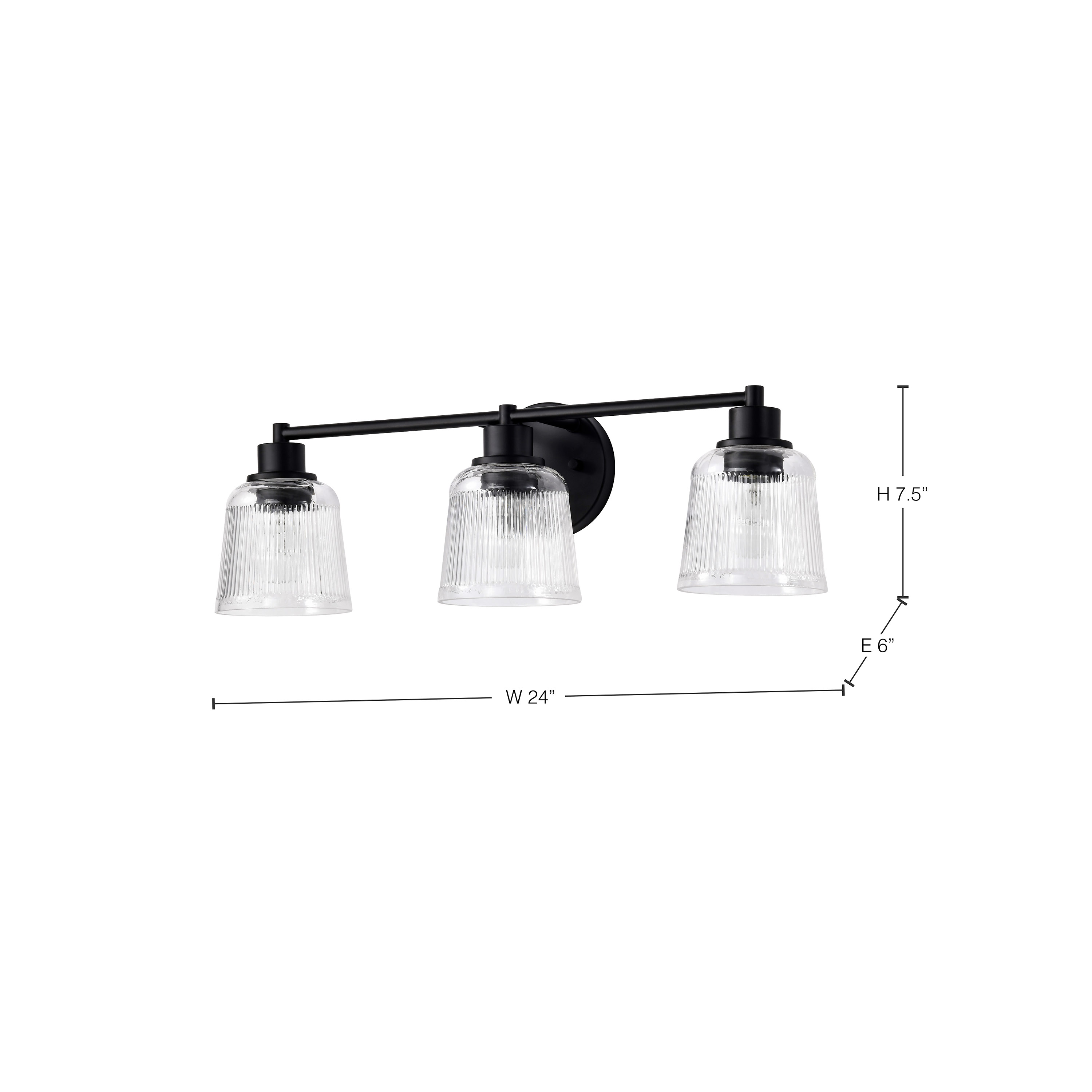 GRAYSON 3 LIGHT VANITY - 60-8603