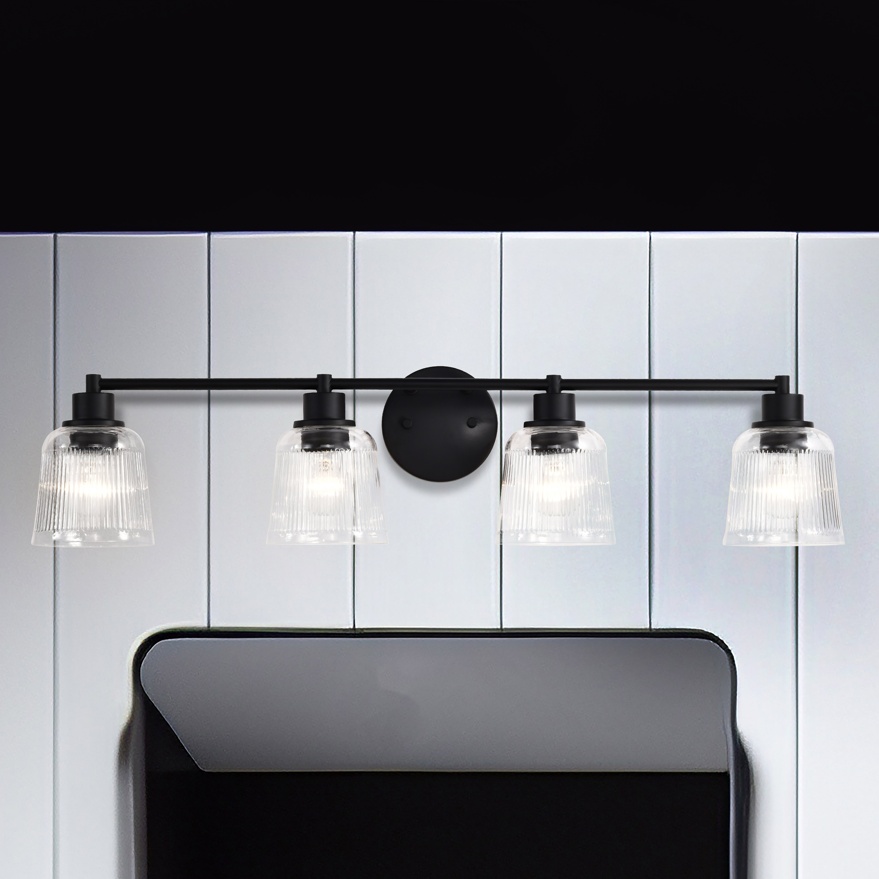 GRAYSON 4 LIGHT VANITY - 60-8604