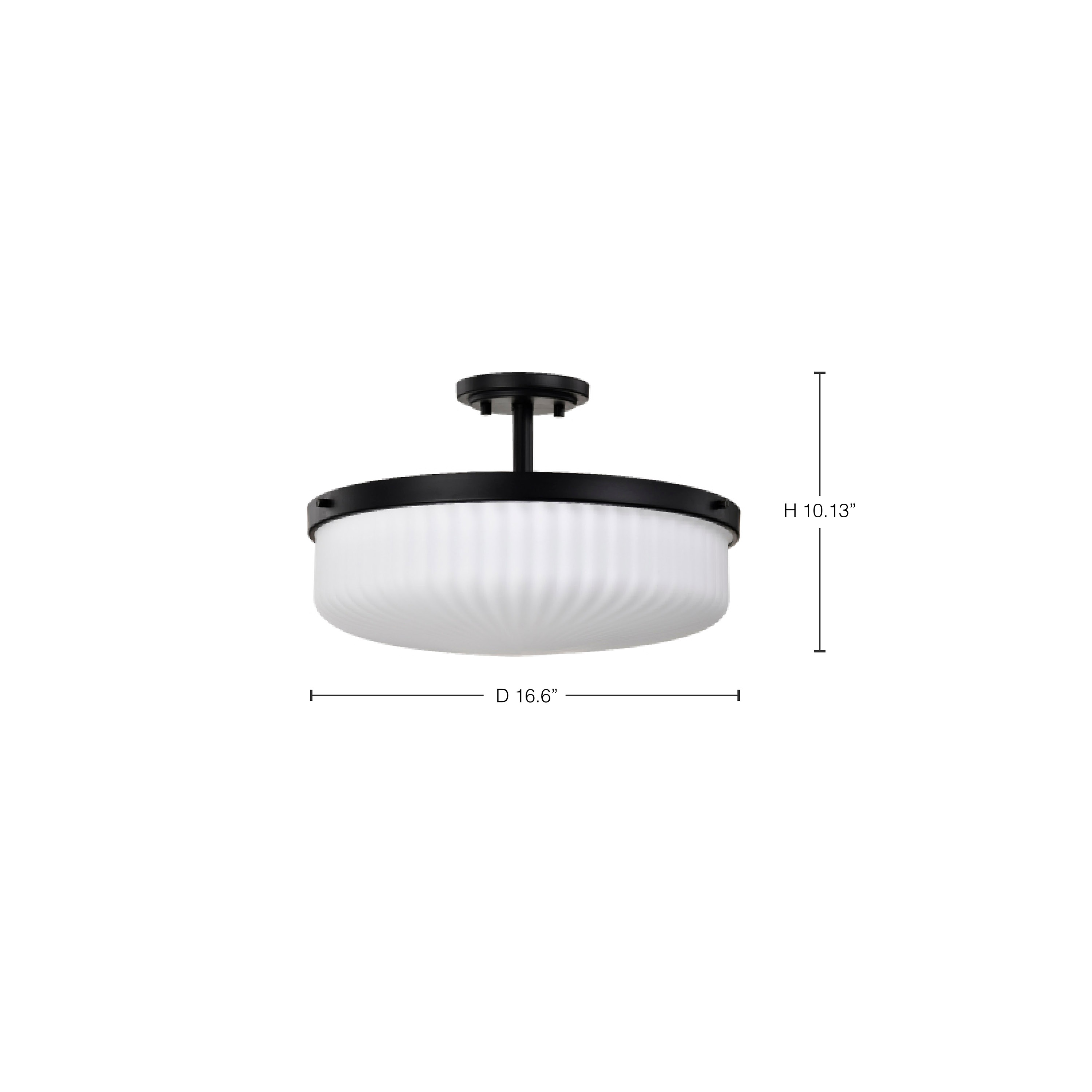 SOLARA SEMI FLUSH - 60-8647