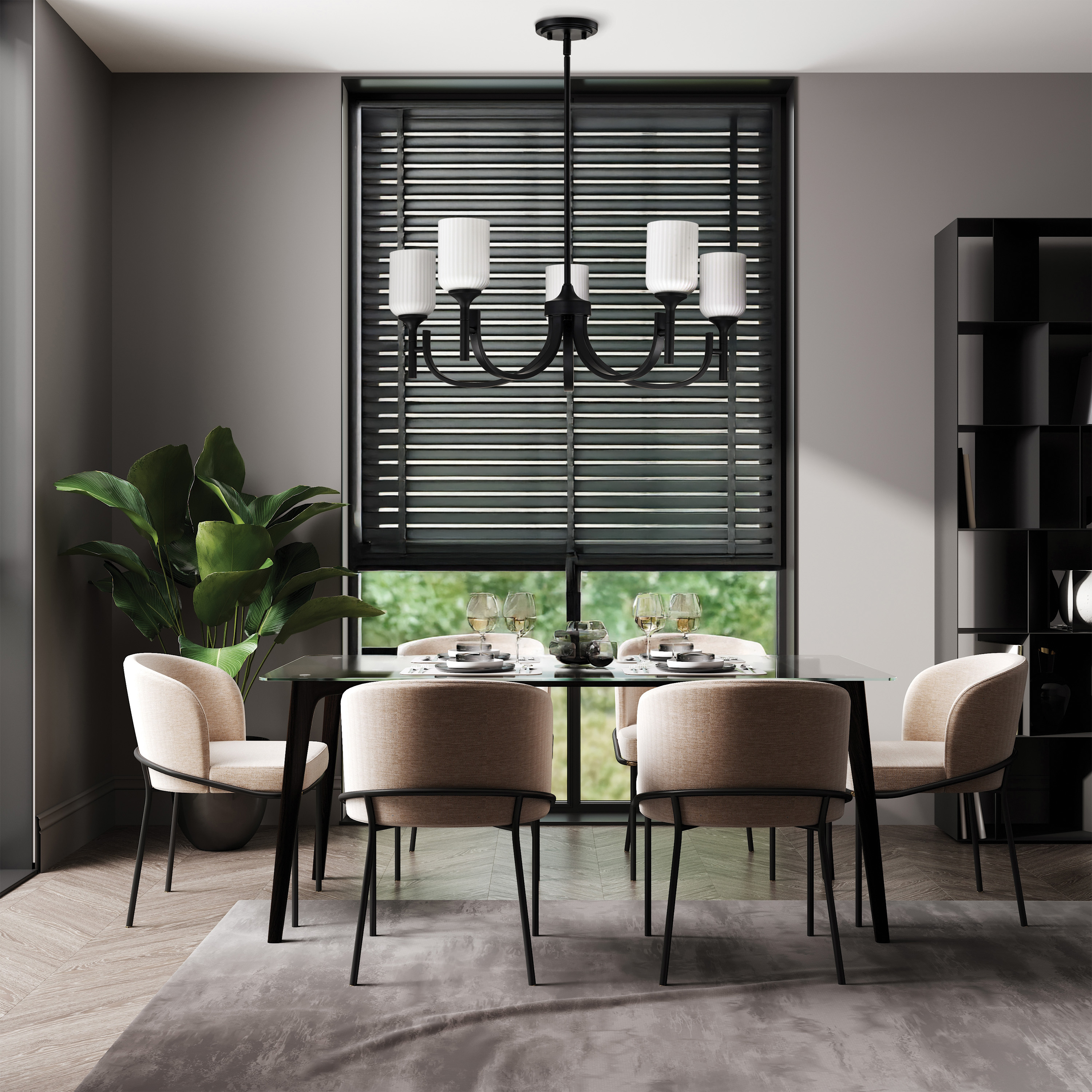 SOLARA 5 LIGHT CHANDELIER - 60-8650