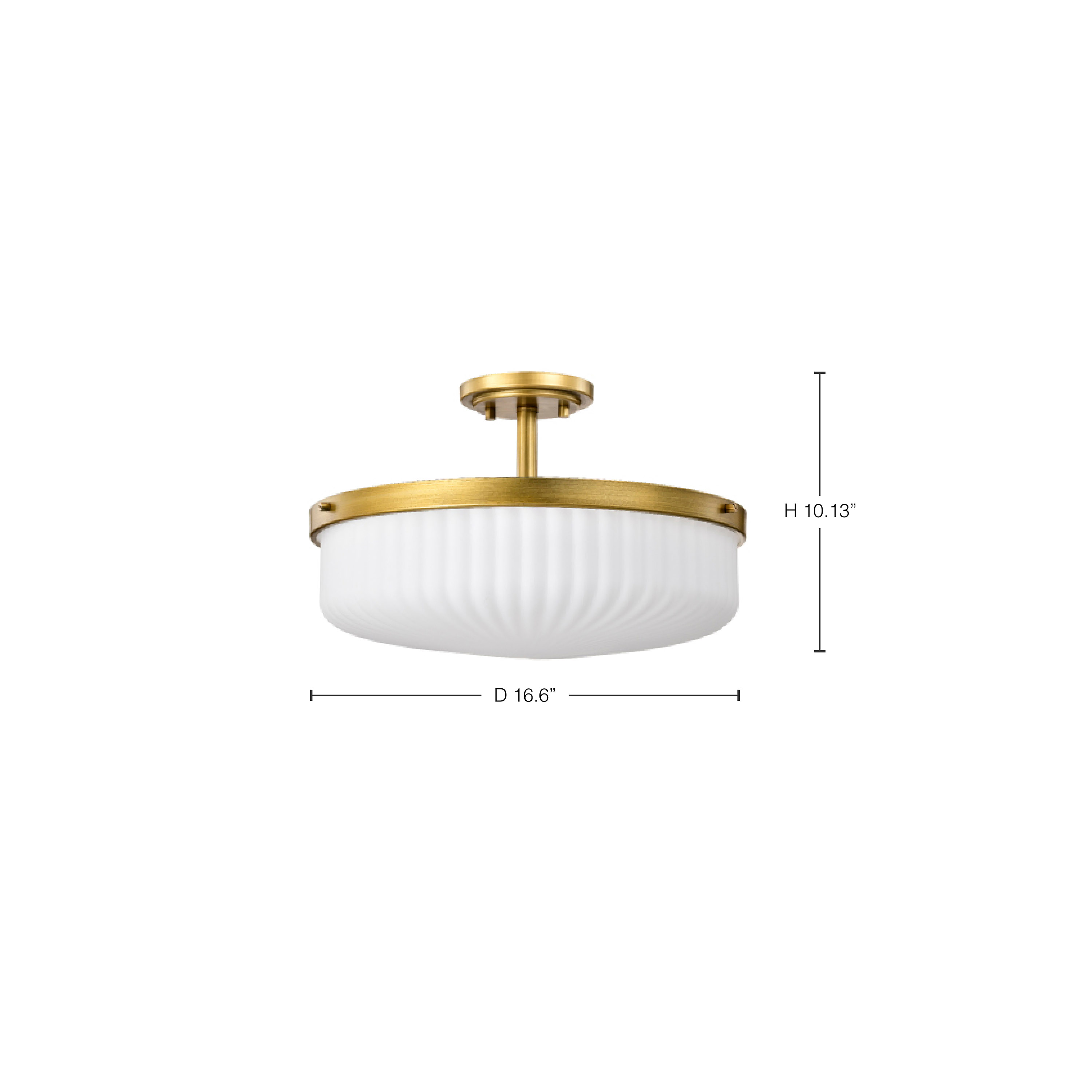 SOLARA SEMI FLUSH - 60-8667