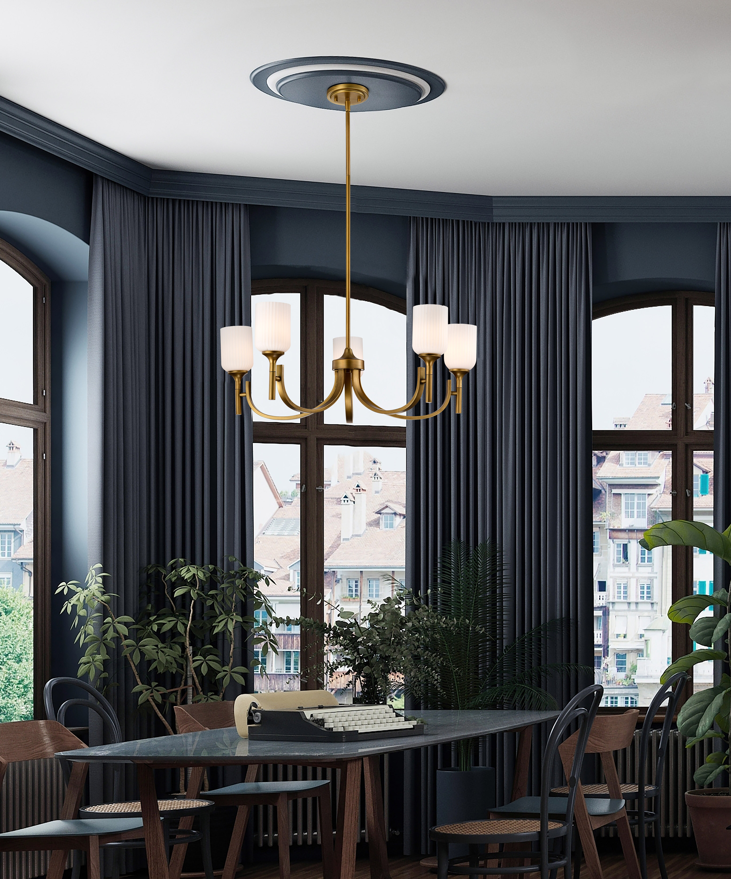 SOLARA 5 LIGHT CHANDELIER - 60-8670