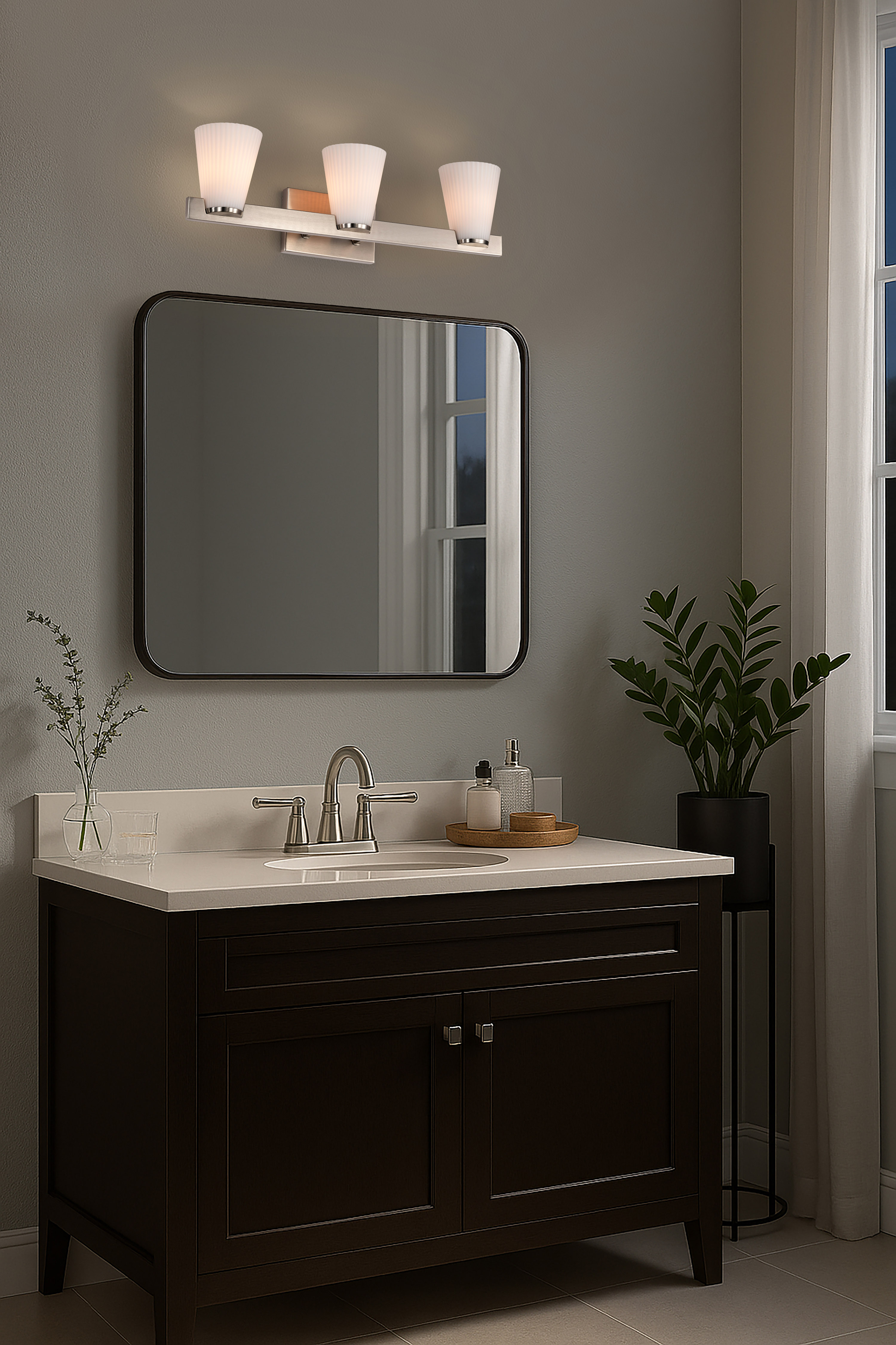 ROYALE 3 LIGHT VANITY - 60-8733