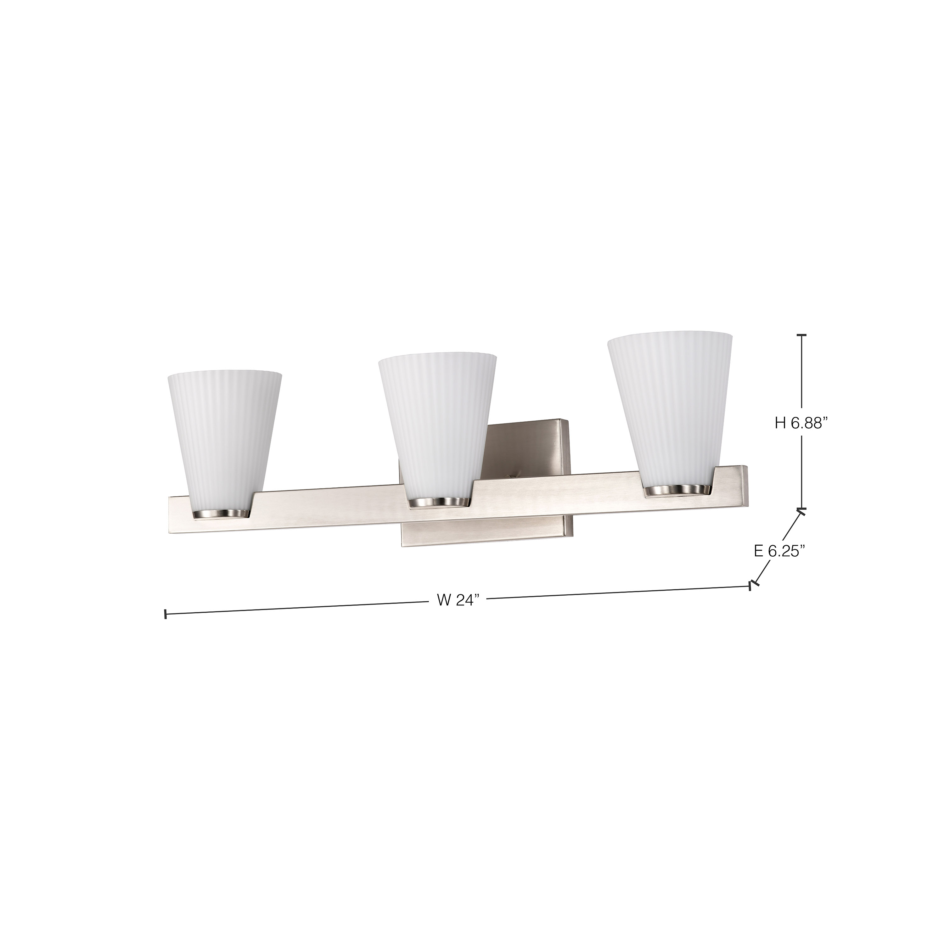 ROYALE 3 LIGHT VANITY - 60-8733